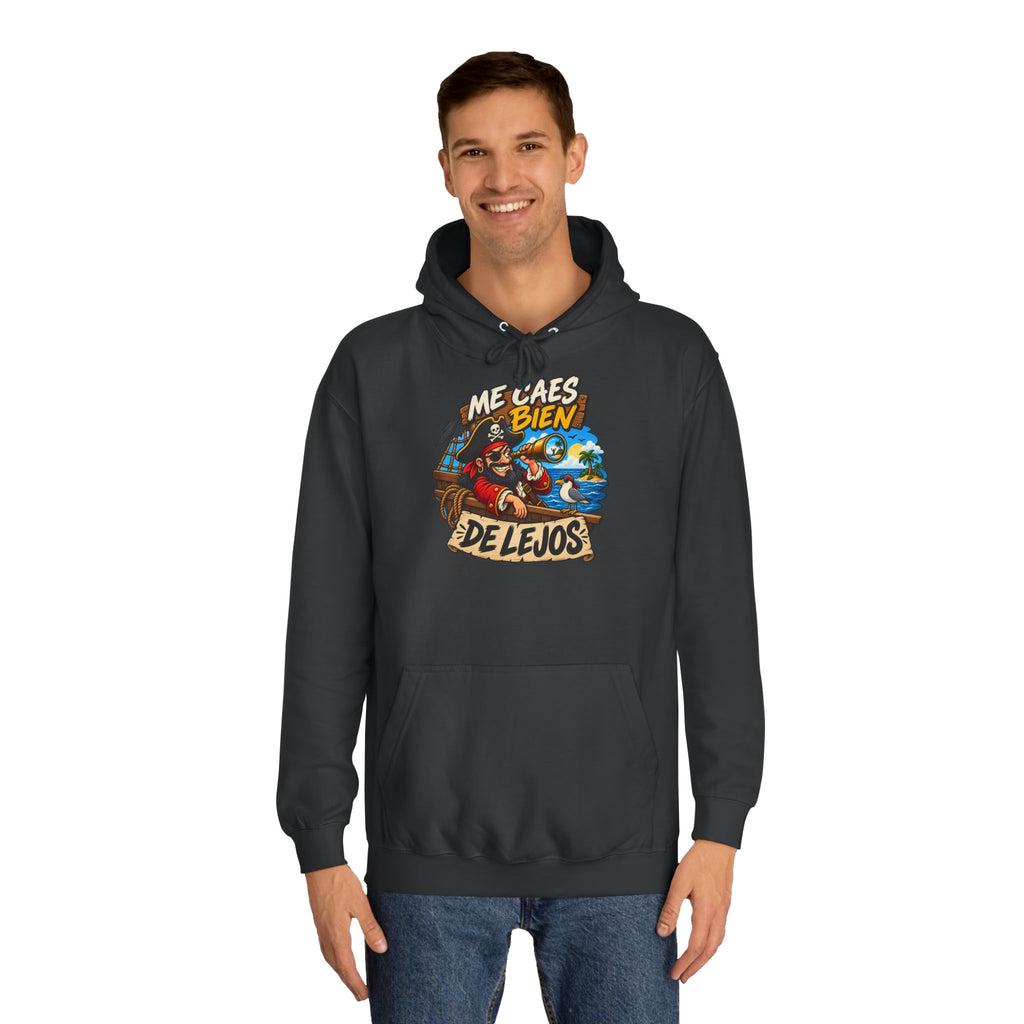 Sudadera "Caes bien de lejos" | Humor con actitud