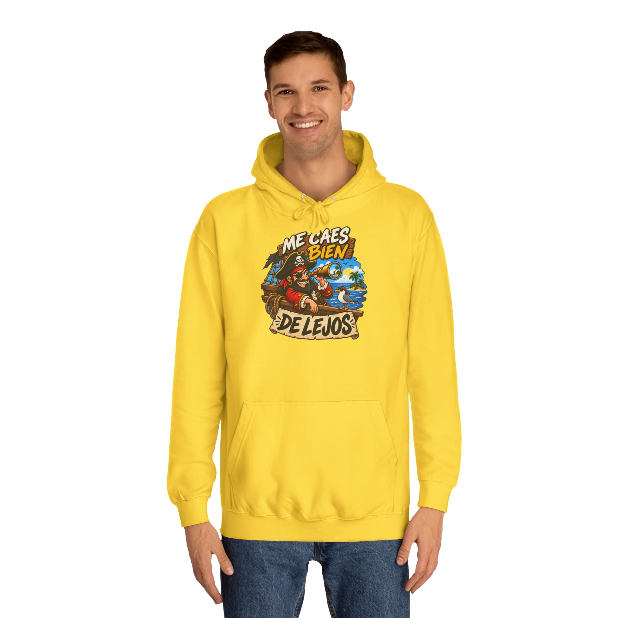 Sudadera "Caes bien de lejos" | Humor con actitud