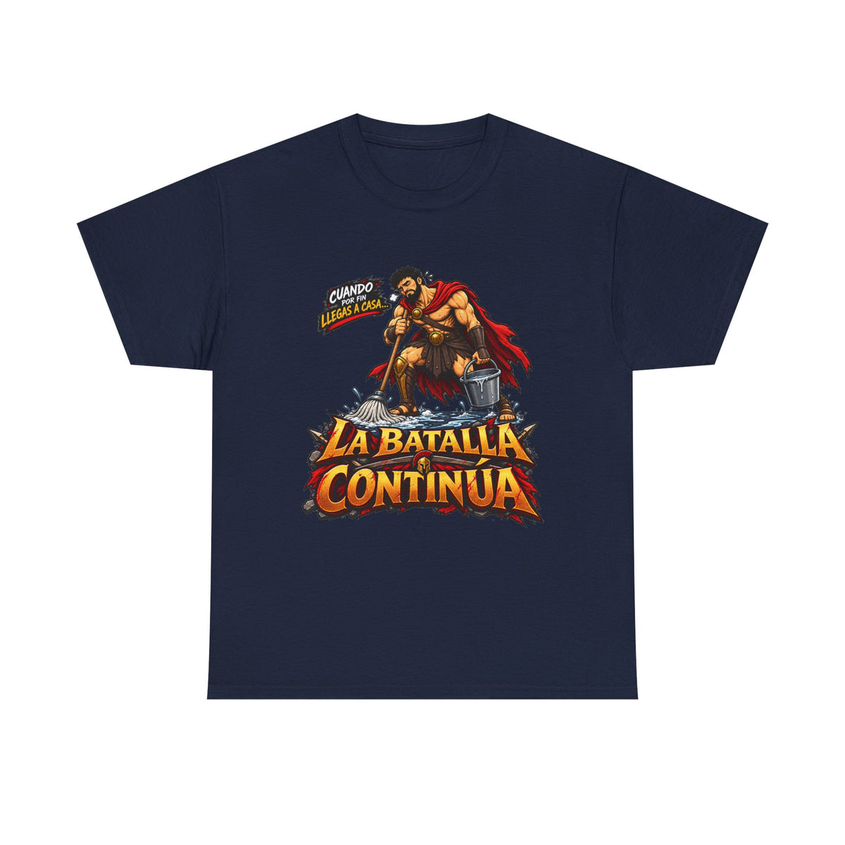 Camiseta "Batalla continua chico" | Frase divertida