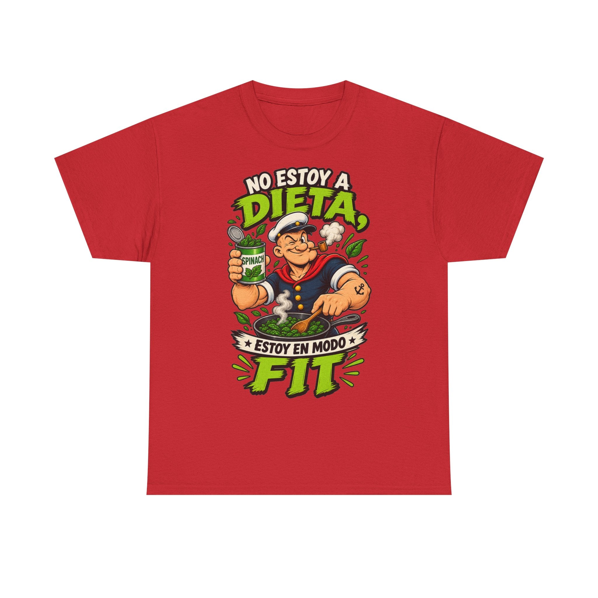 Camiseta "Dieta popeye fit" | Frase divertida