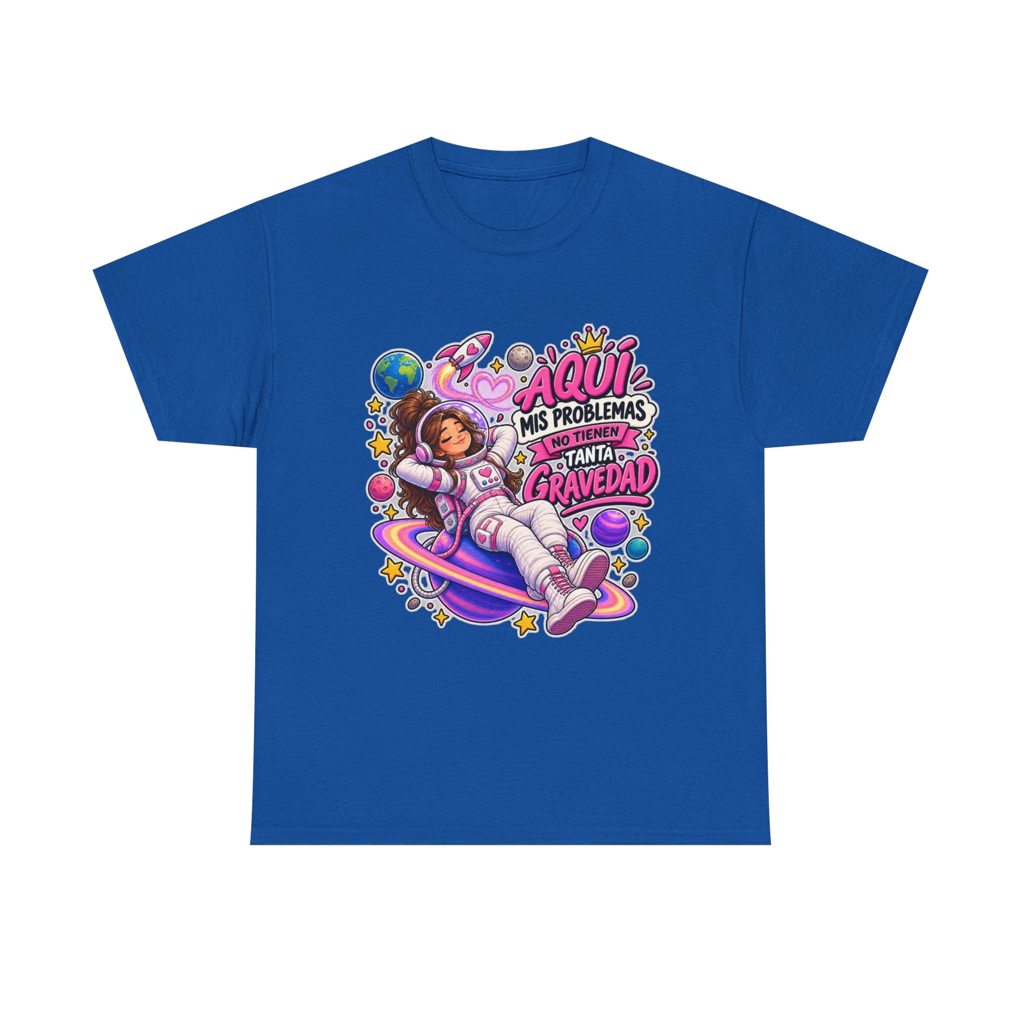 Camiseta "Problemas gravedad chica" | Frase divertida