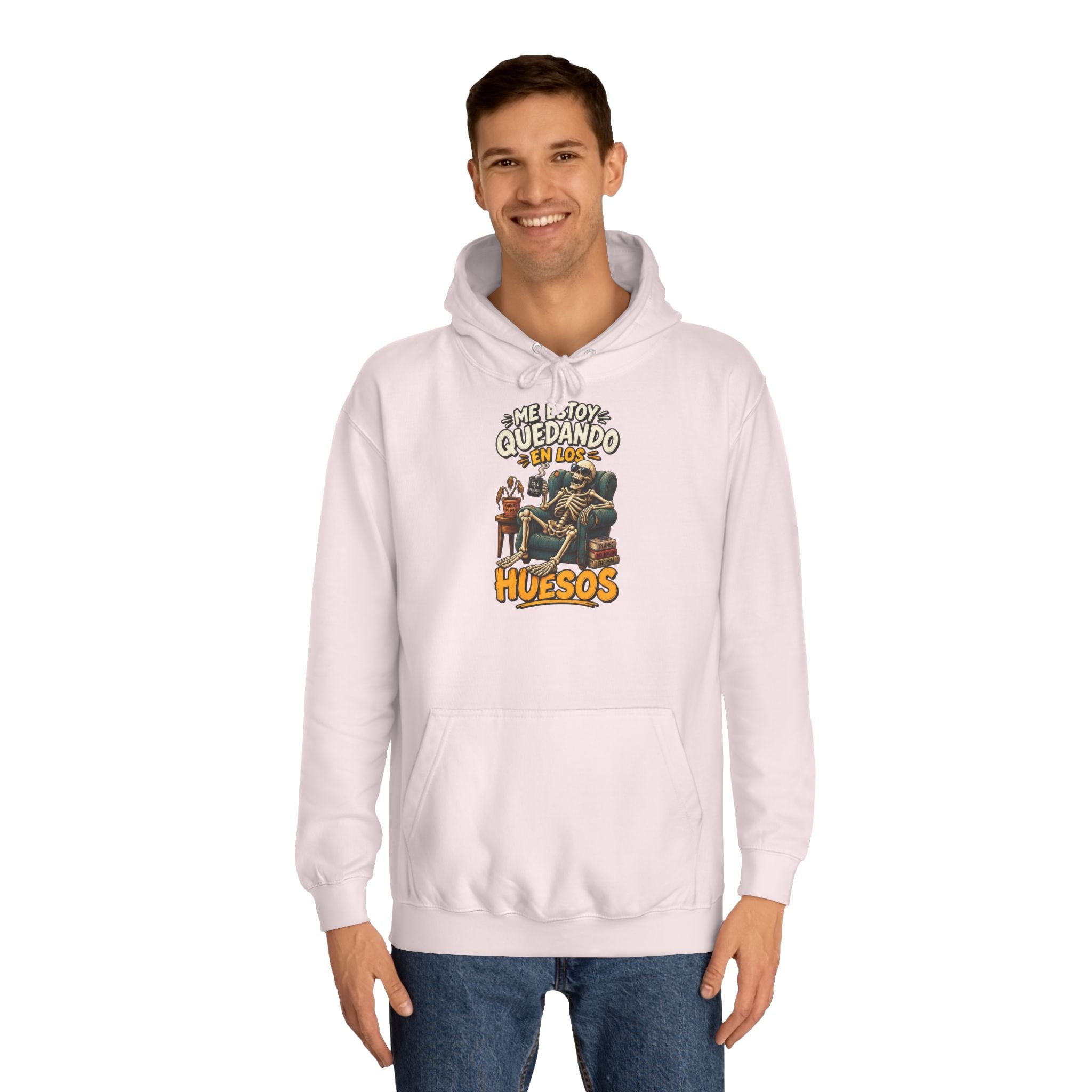 Sudadera "Quedando en los huesos sfondo" | Humor con actitud