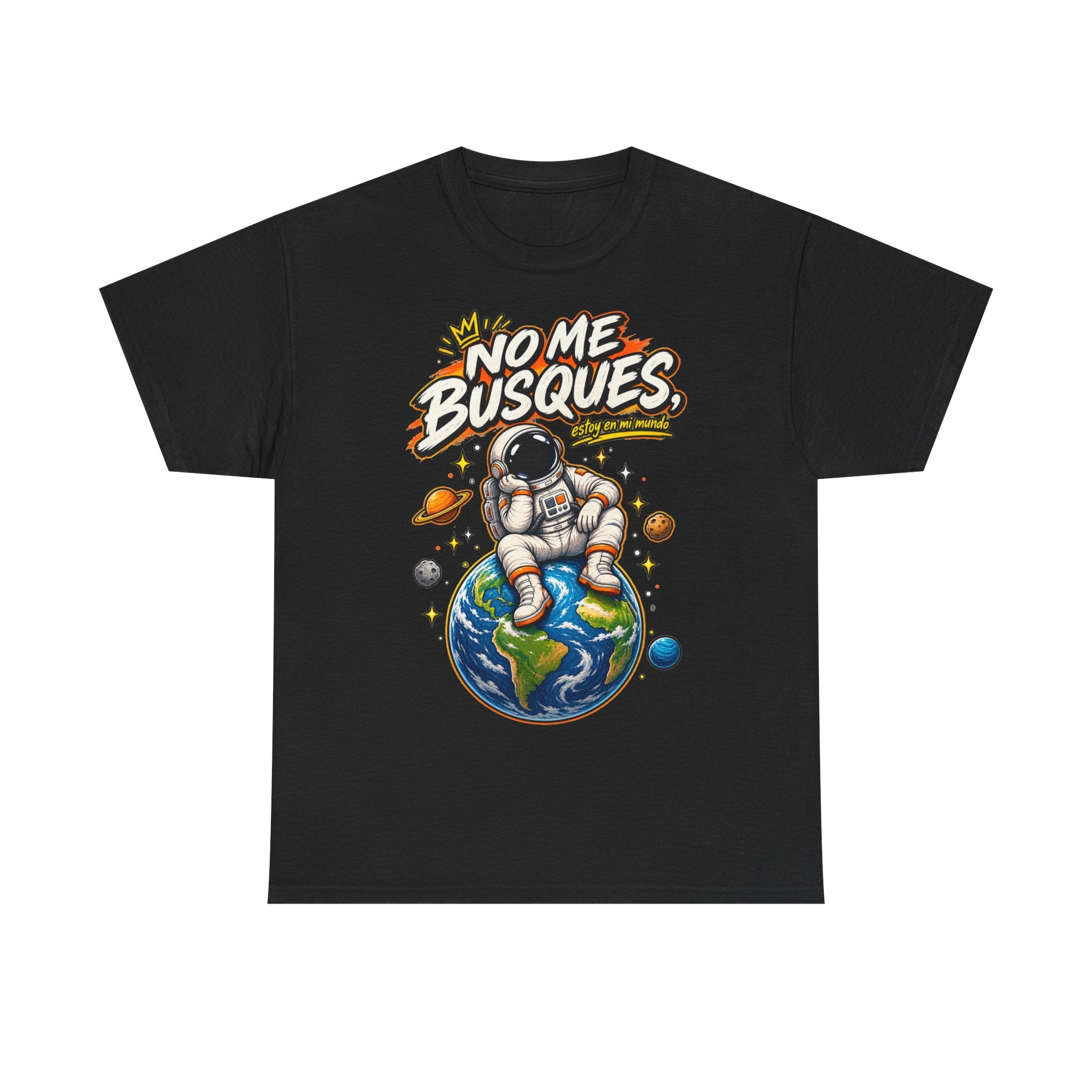 Camiseta "No me busques mundo" | Frase divertida