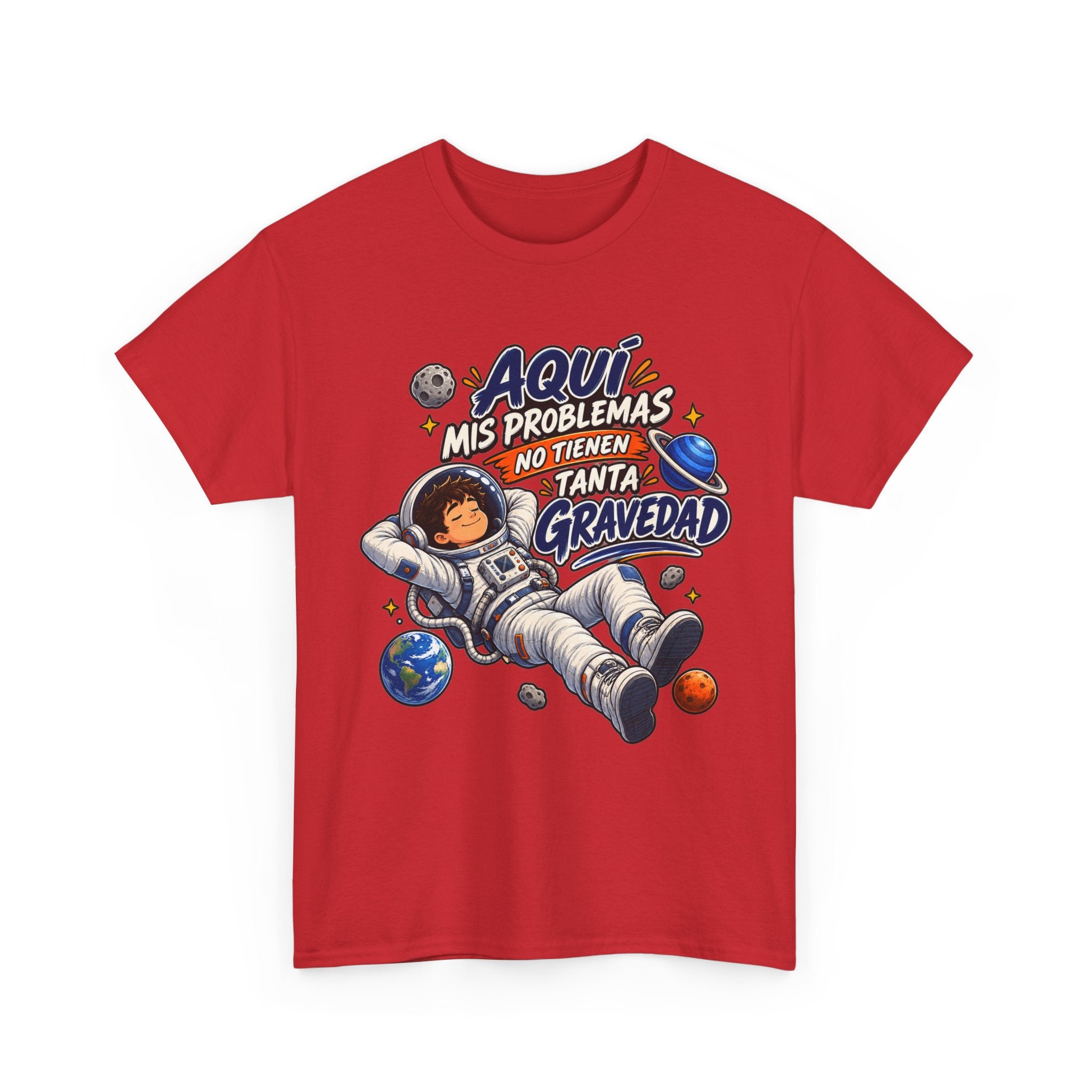 Camiseta "Problemas gravedad chico" | Frase divertida