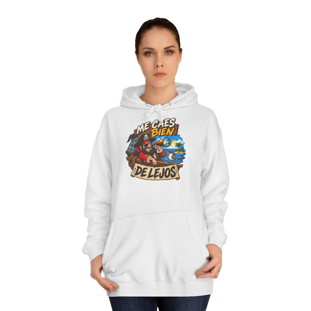 Sudadera "Caes bien de lejos" | Humor con actitud