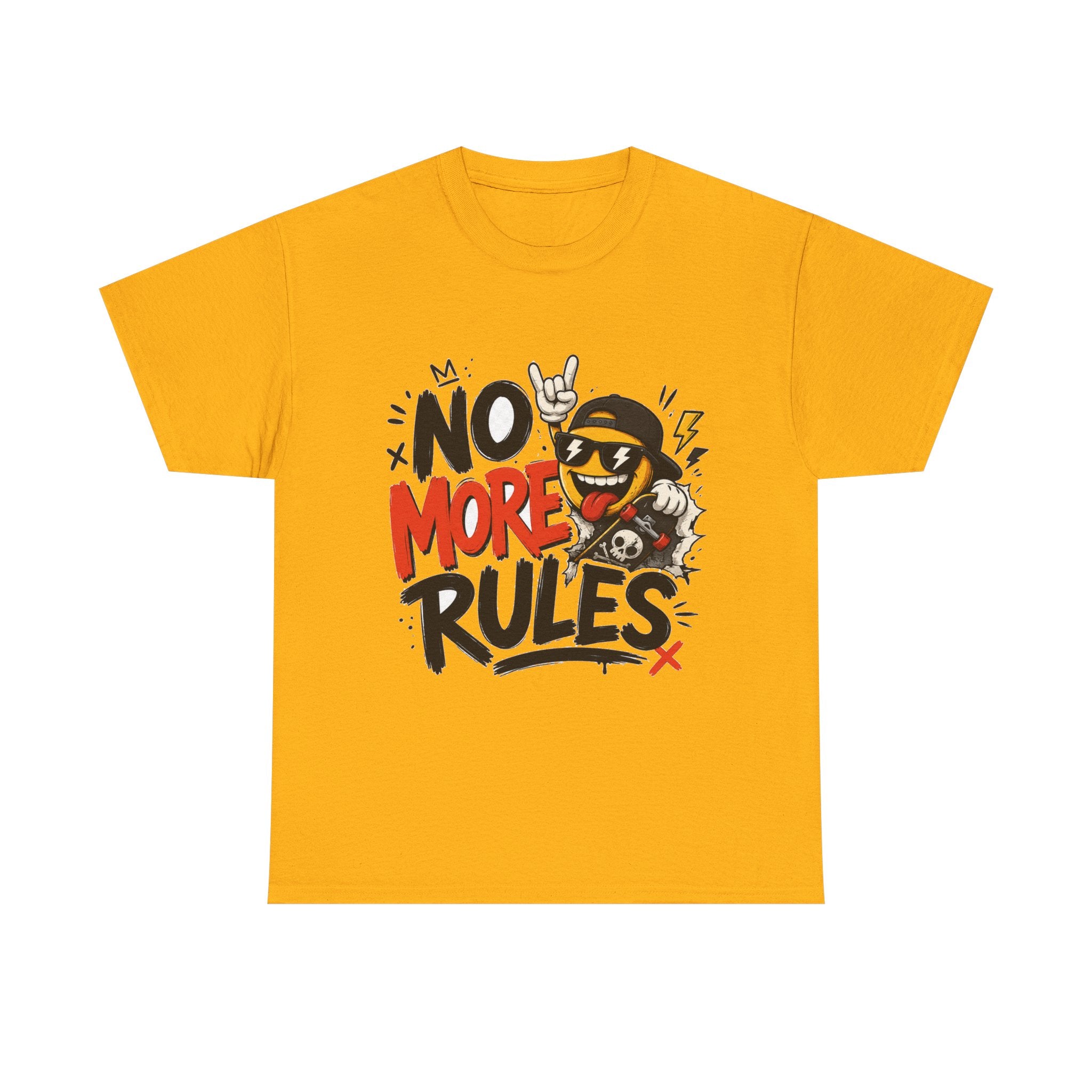 Camiseta "No more rules" | Frase divertida