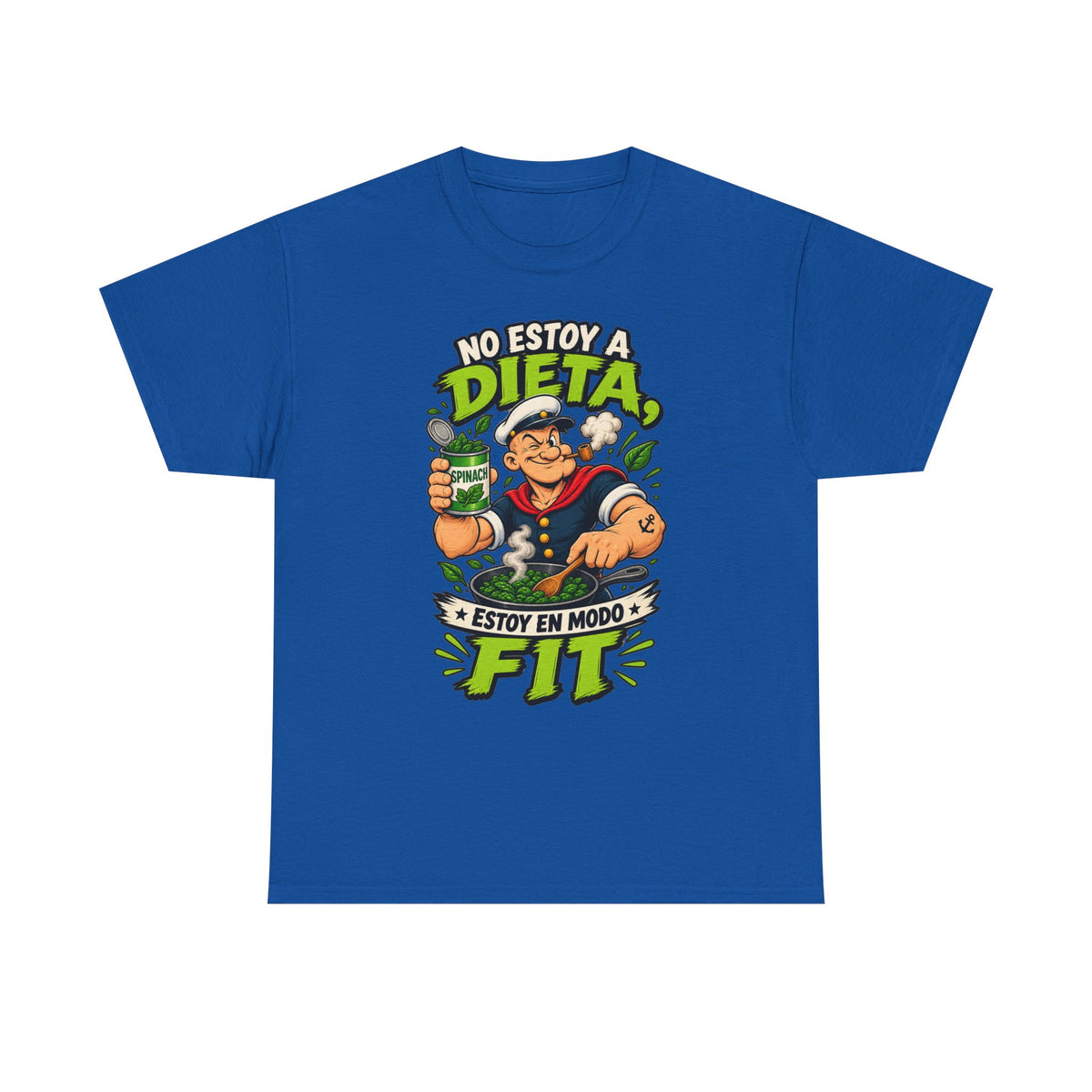 Camiseta "Dieta popeye fit" | Frase divertida