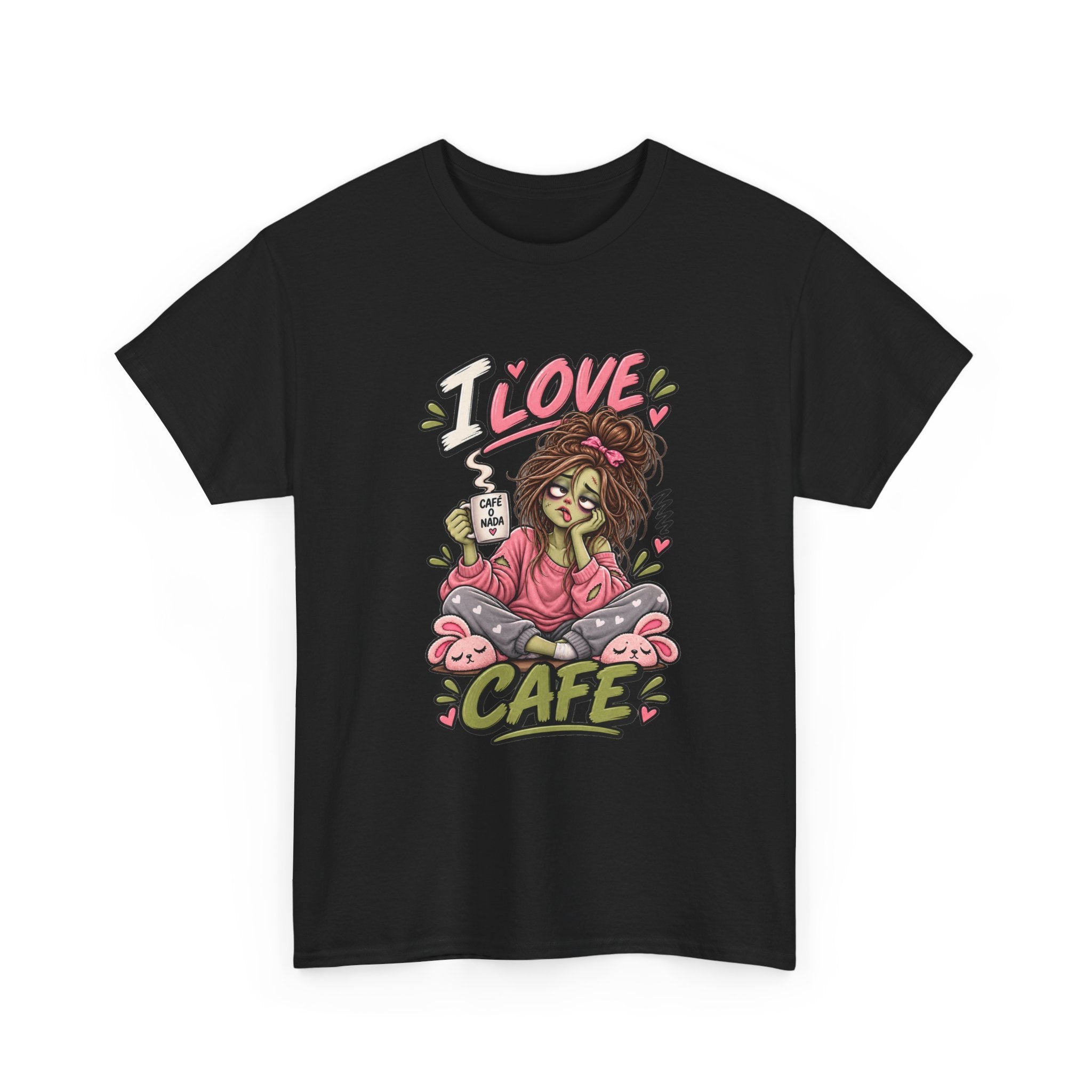 Camiseta "Love cafe" | Frase divertida