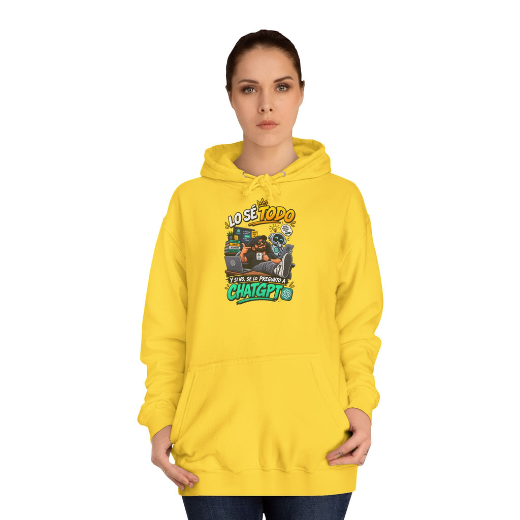 Sudadera "Lo se todo chatgpt" | Humor con actitud