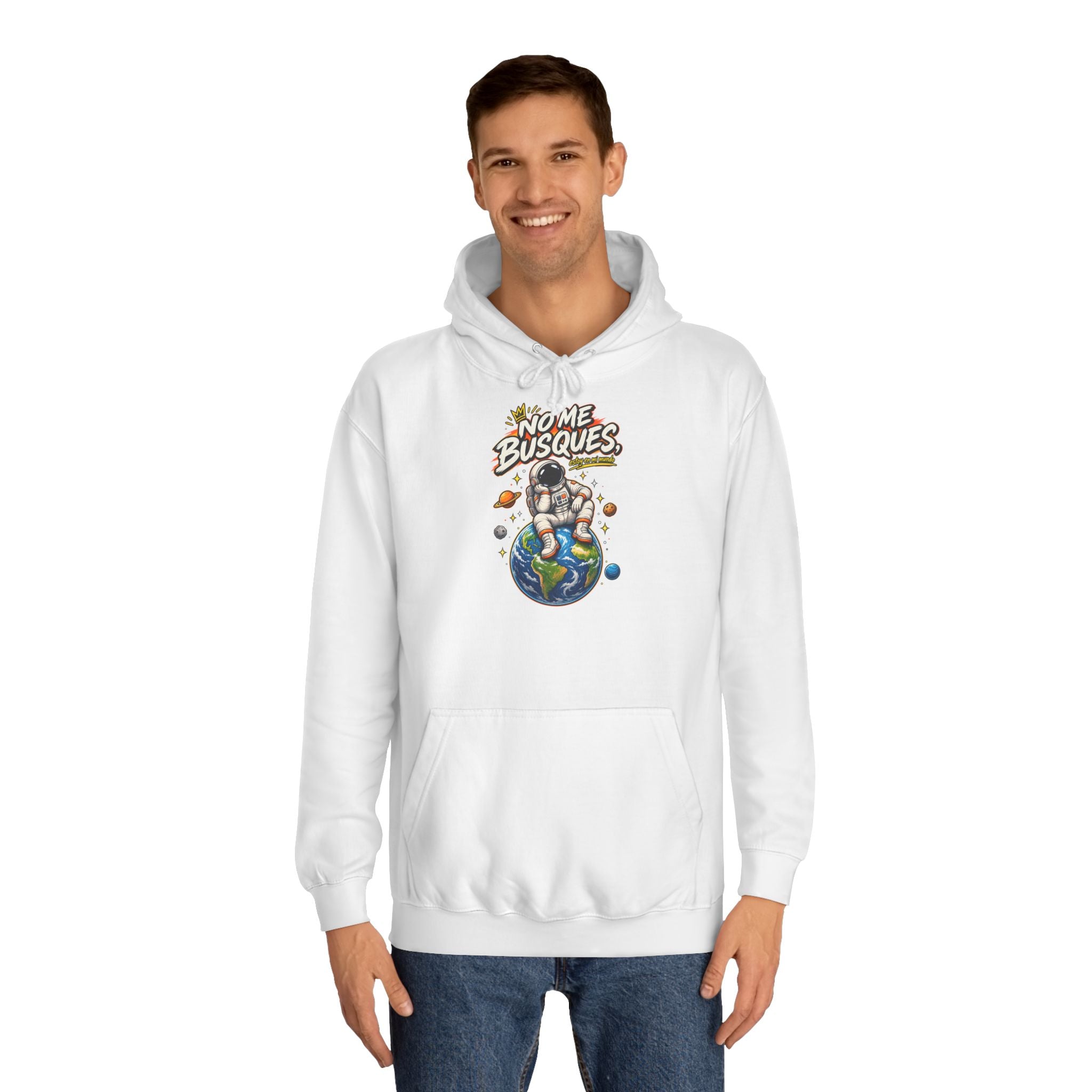 Sudadera "No me busques mundo" | Humor con actitud