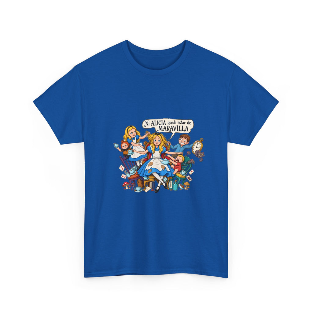 Camiseta "Alicia sin maravilla" | Frase divertida