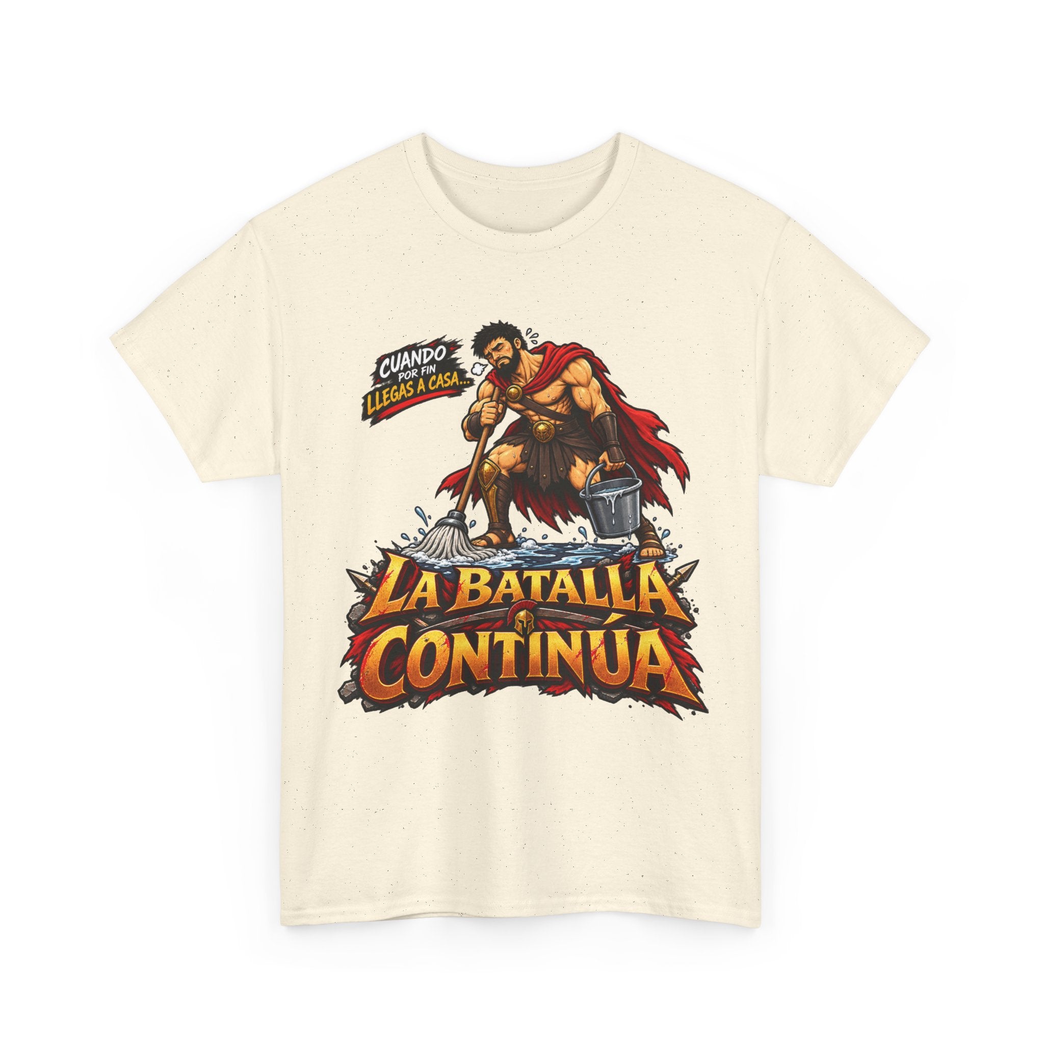 Camiseta "Batalla continua chico" | Frase divertida