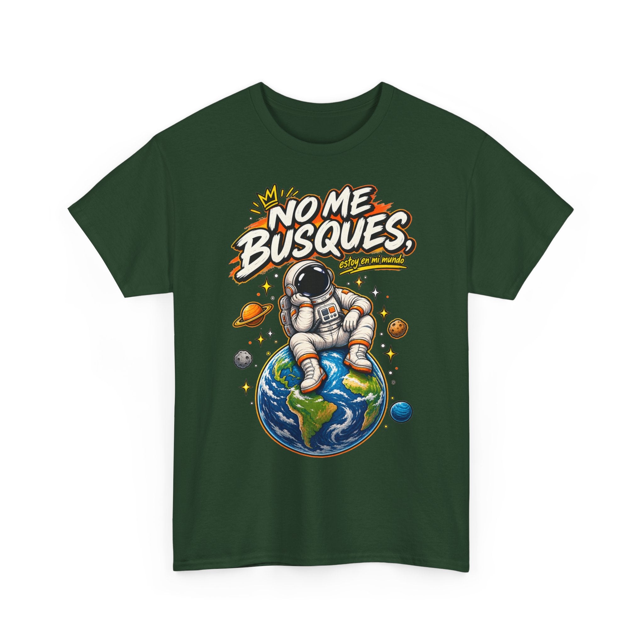 Camiseta "No me busques mundo" | Frase divertida