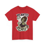 Camiseta "Antes de cafe chica" | Frase divertida