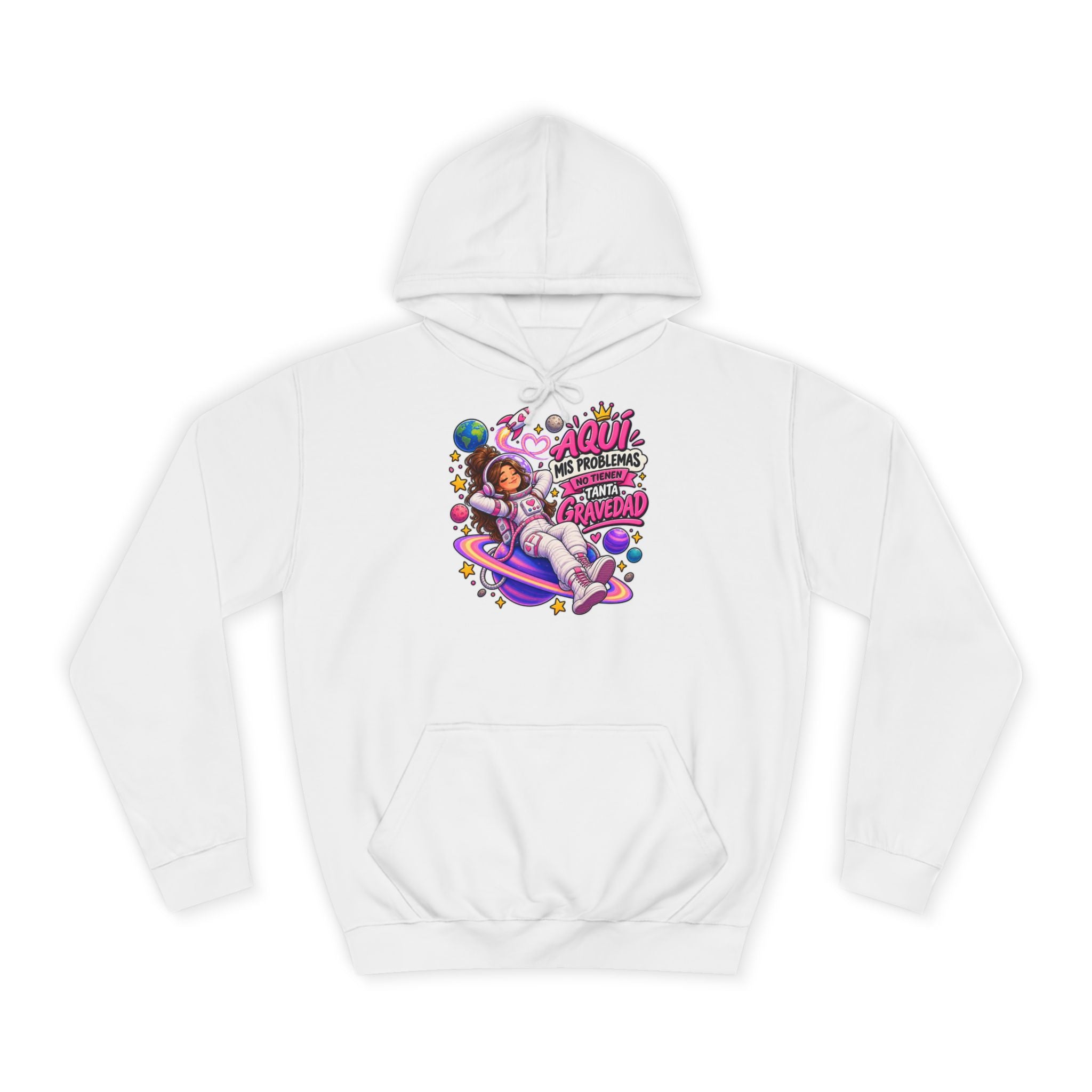 Sudadera "Problemas gravedad chica" | Humor con actitud