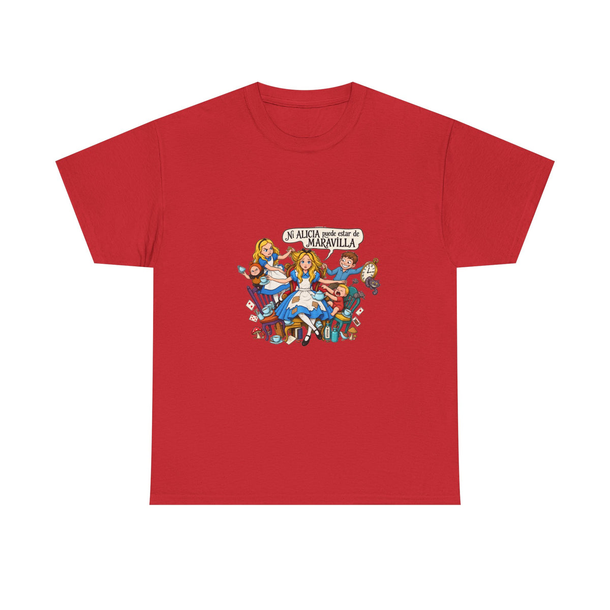 Camiseta "Alicia sin maravilla" | Frase divertida