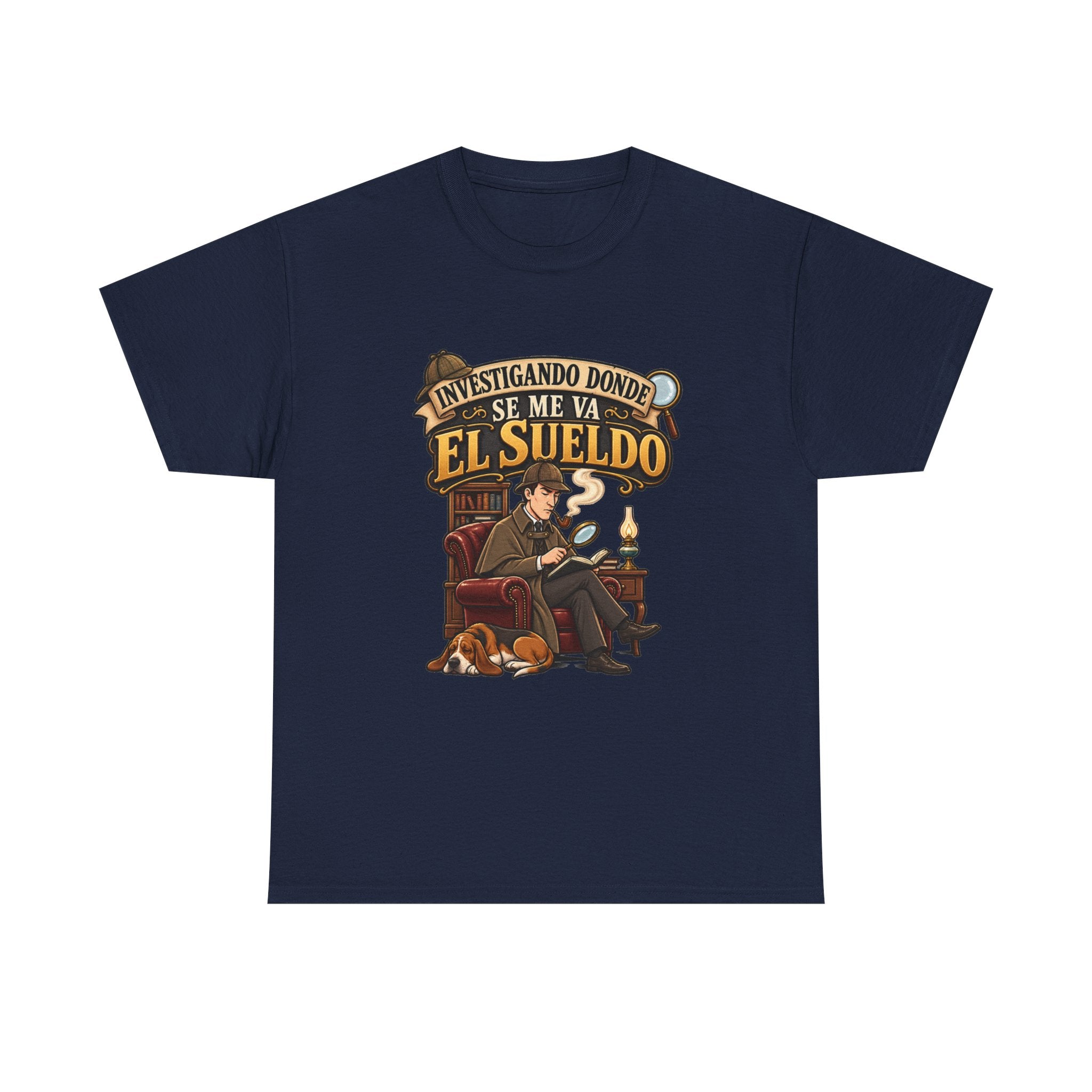 Camiseta "Sherlock sueldo" | Frase divertida
