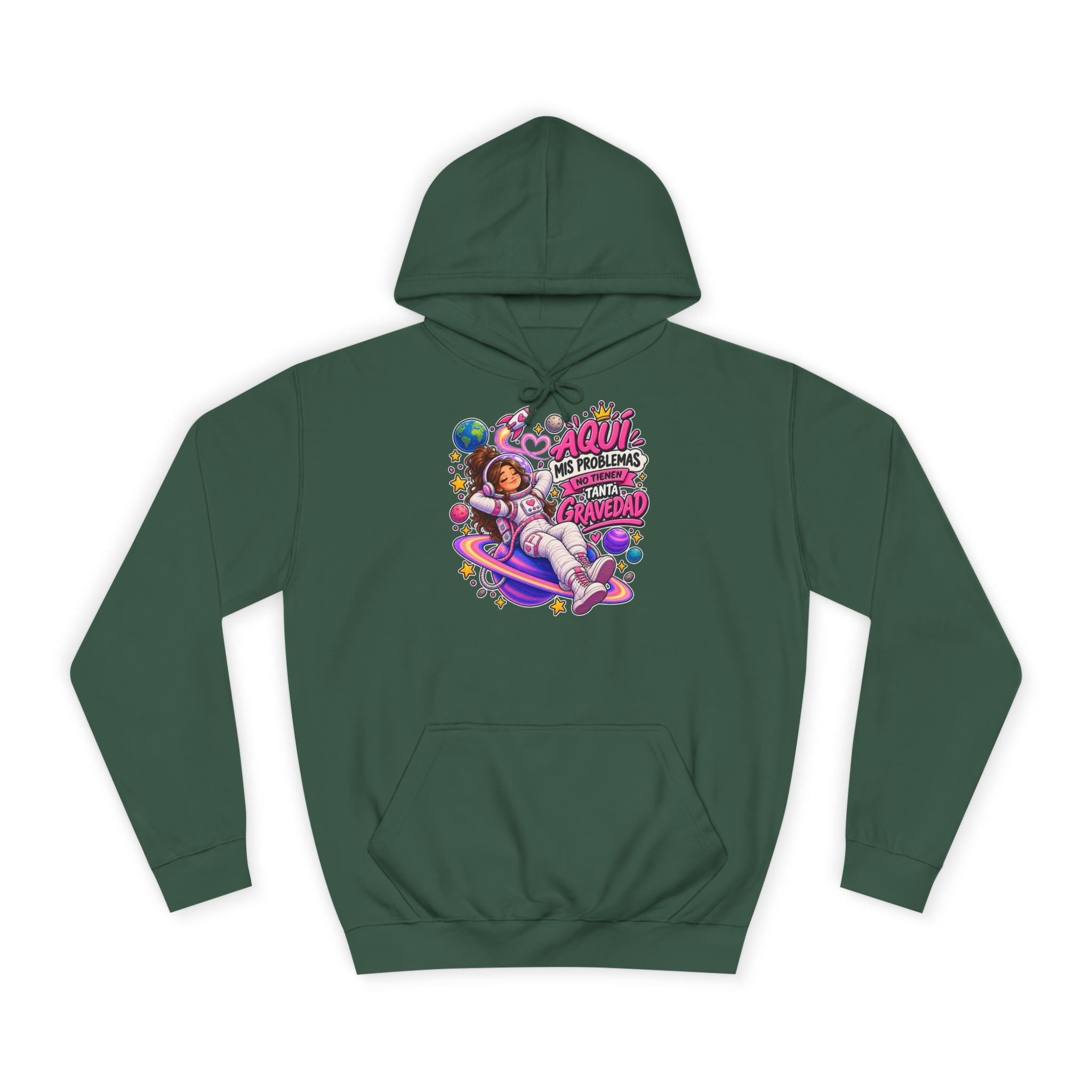 Sudadera "Problemas gravedad chica" | Humor con actitud