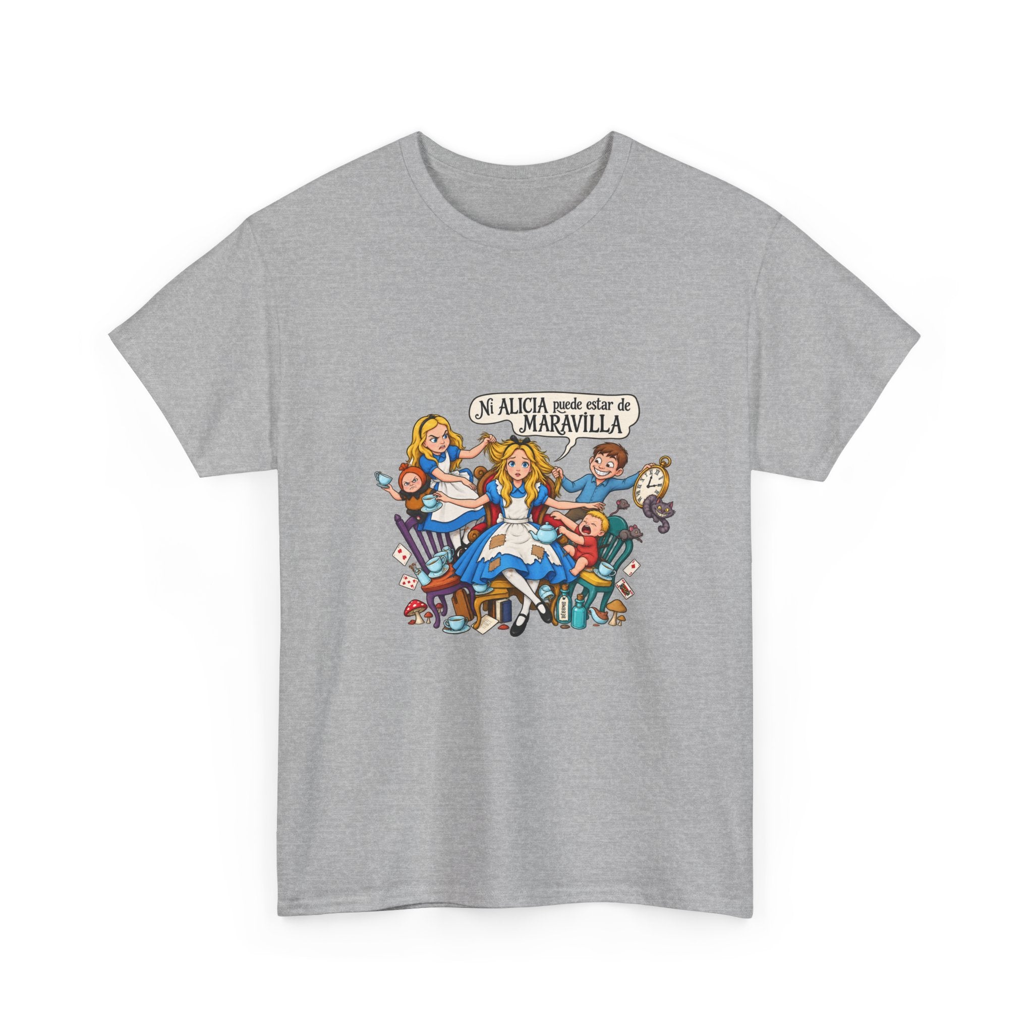 Camiseta "Alicia sin maravilla" | Frase divertida