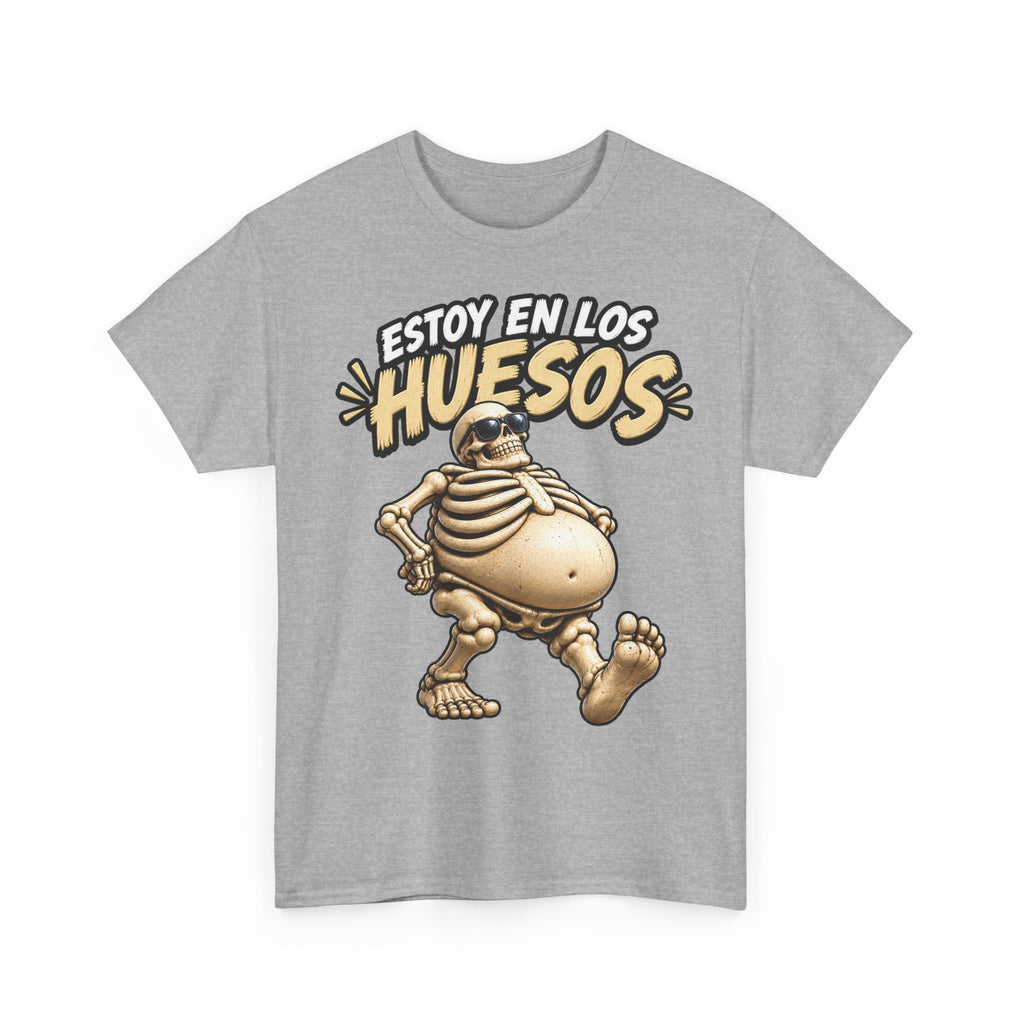 Camiseta "Estoy en los huesos anchos sfondo" | Frase divertida
