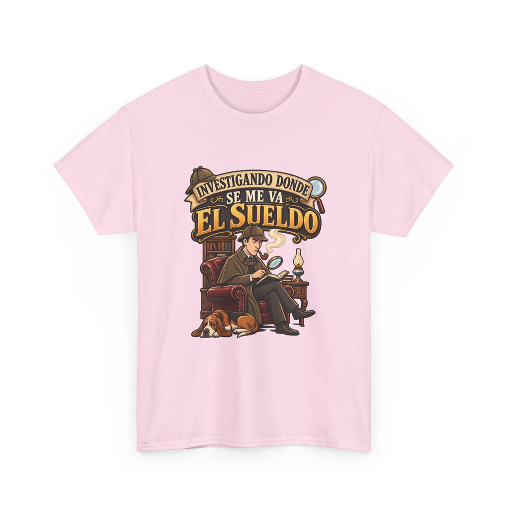 Camiseta "Sherlock sueldo" | Frase divertida