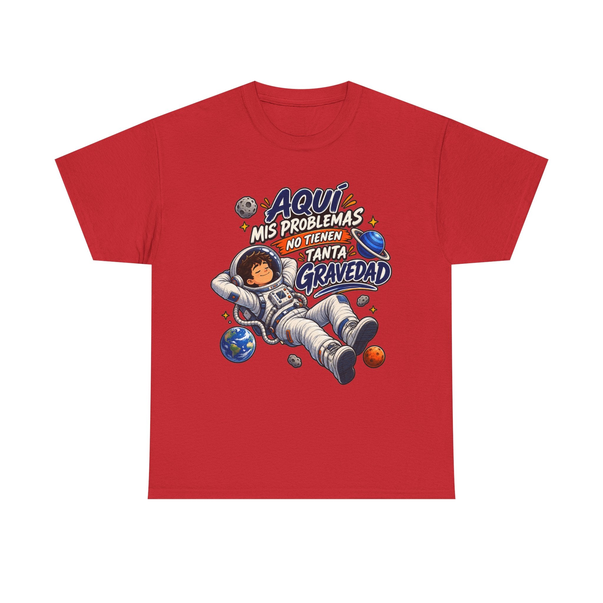 Camiseta "Problemas gravedad chico" | Frase divertida