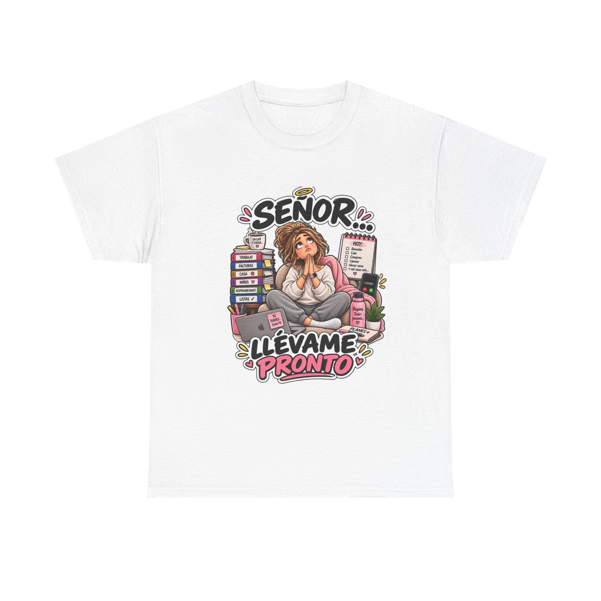 Camiseta "Señor pronto chica" | Frase divertida