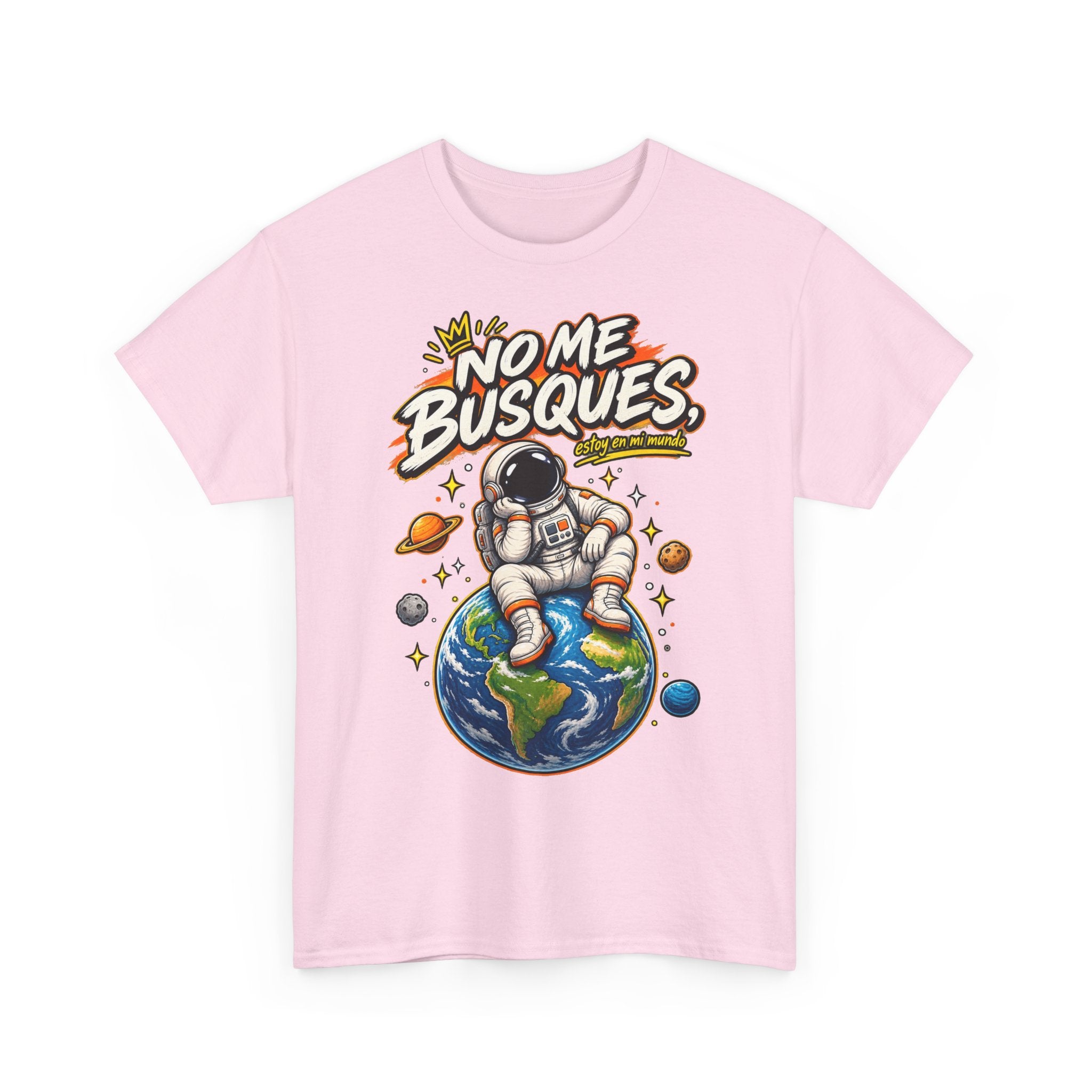 Camiseta "No me busques mundo" | Frase divertida