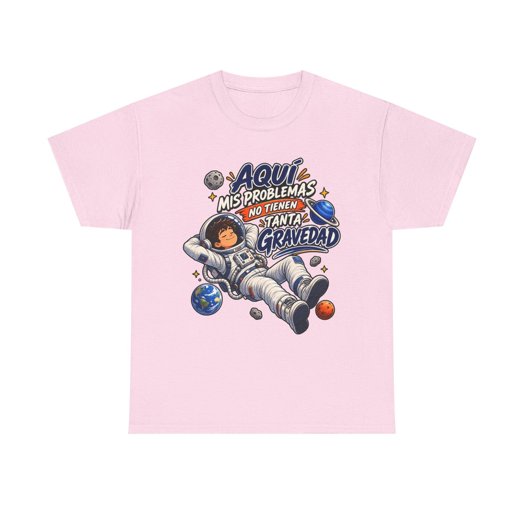 Camiseta "Problemas gravedad chico" | Frase divertida