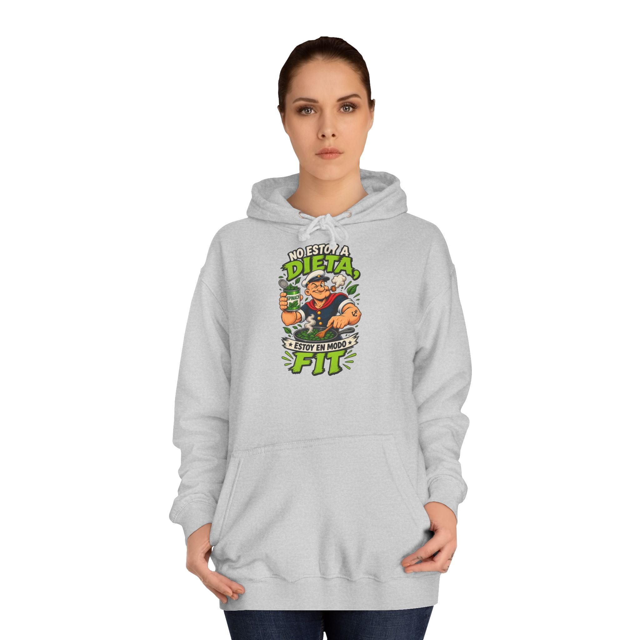 Sudadera "Dieta popeye fit" | Humor con actitud