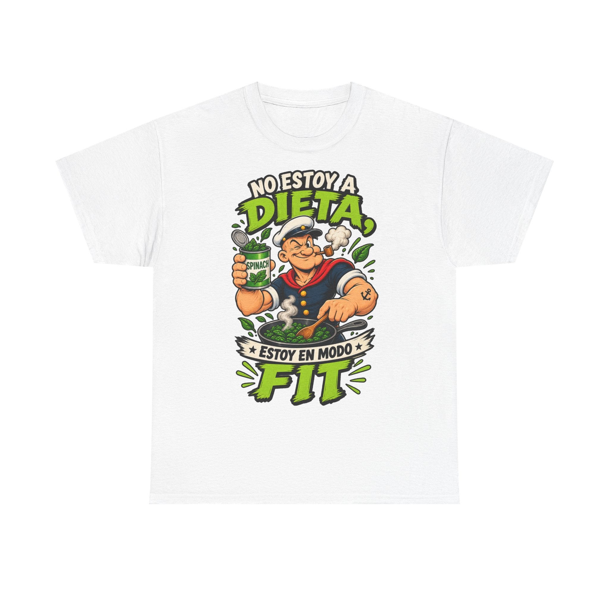 Camiseta "Dieta popeye fit" | Frase divertida