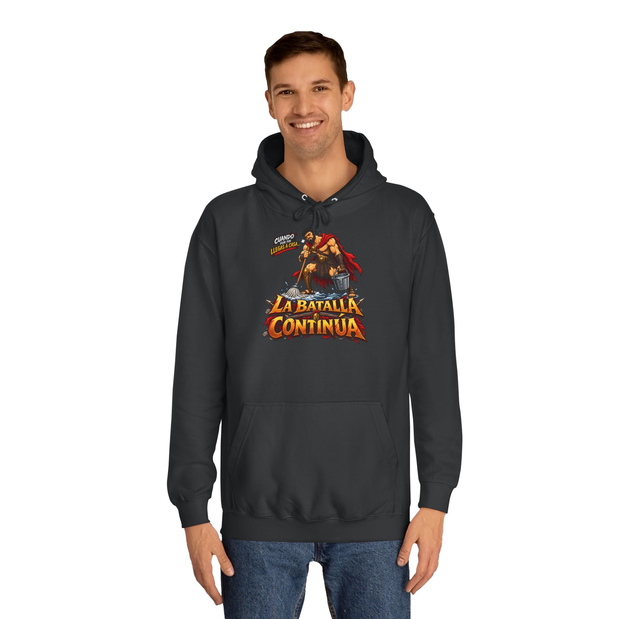 Sudadera "Batalla continua chico" | Humor con actitud