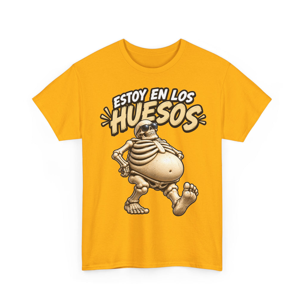 Camiseta "Estoy en los huesos anchos sfondo" | Frase divertida