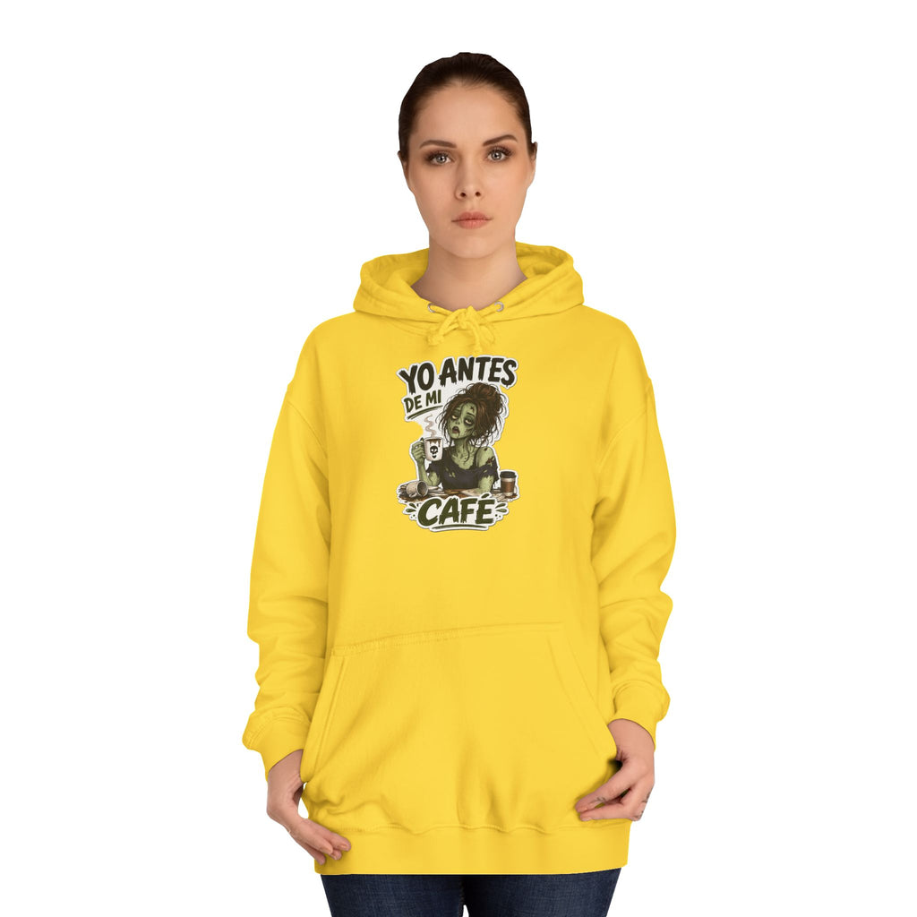 Sudadera "Antes de cafe chica" | Humor con actitud