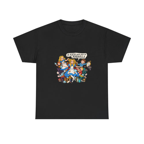 Camiseta "Alicia sin maravilla" | Frase divertida