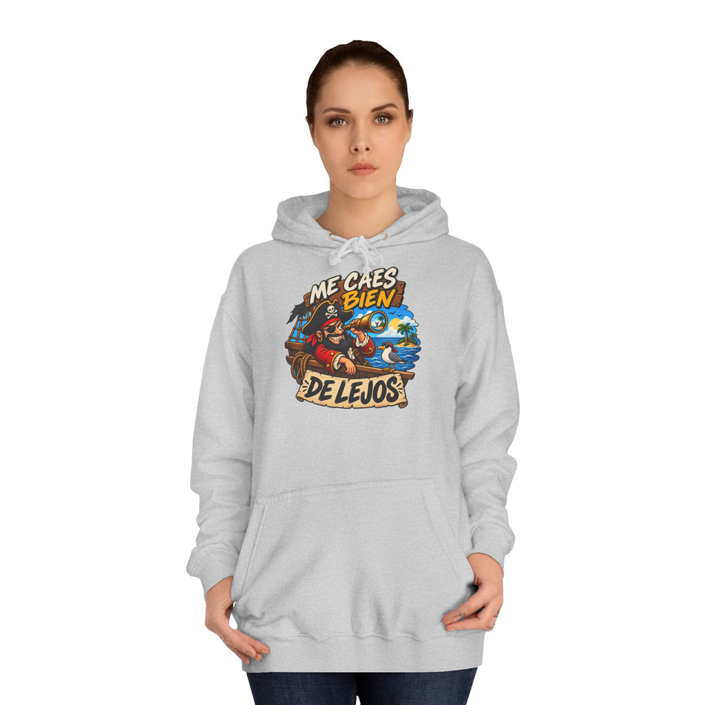Sudadera "Caes bien de lejos" | Humor con actitud