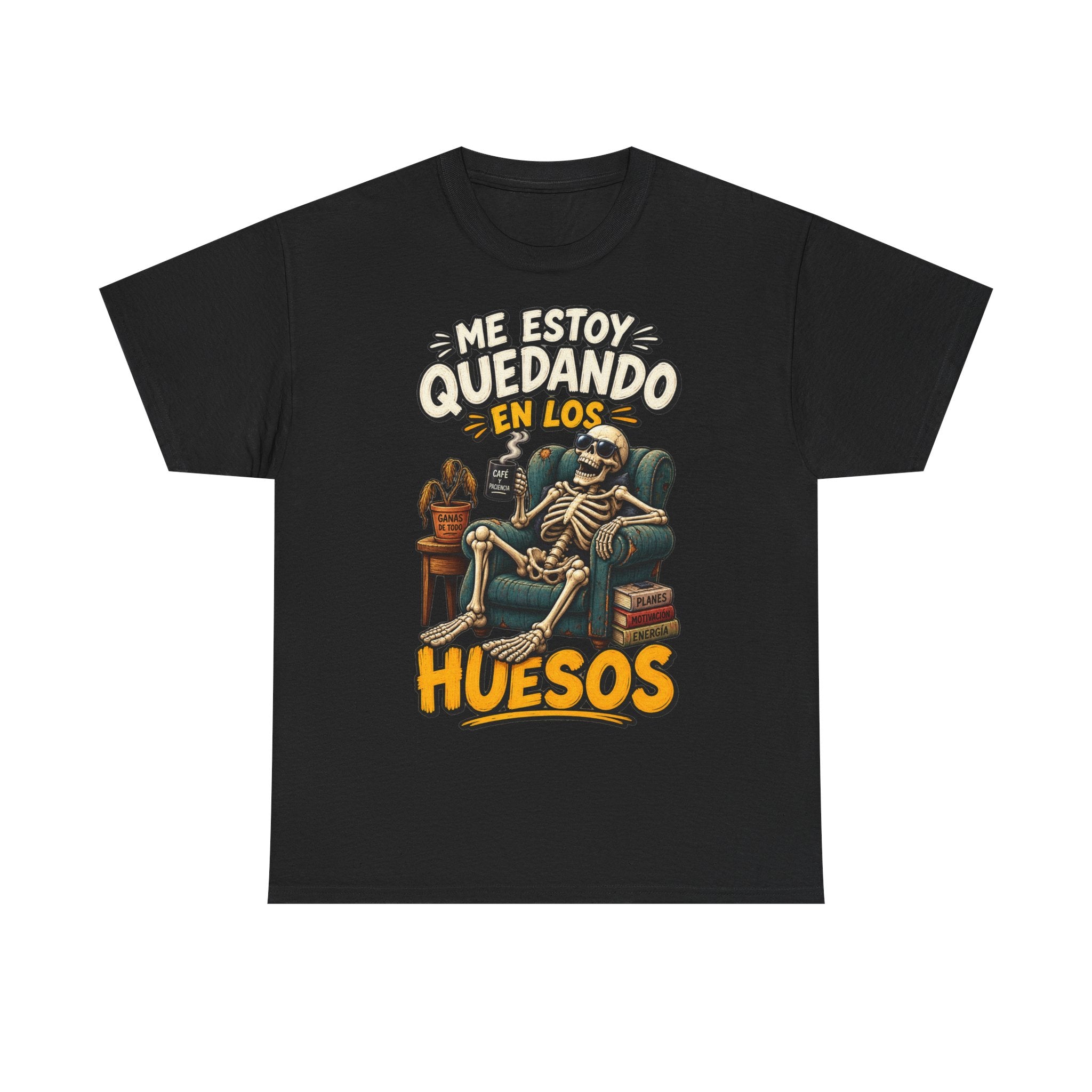 Camiseta "Quedando en los huesos" | Frase divertida