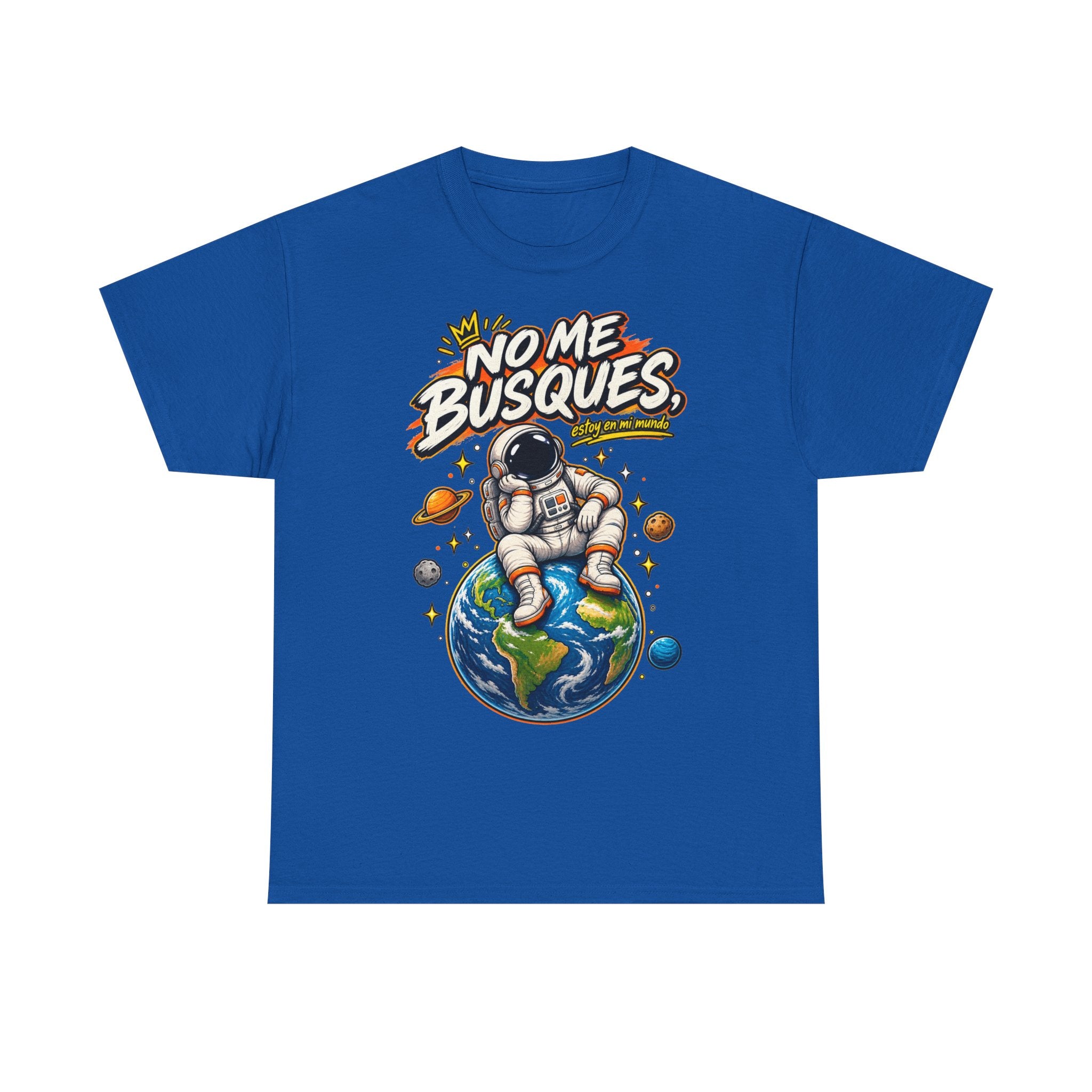 Camiseta "No me busques mundo" | Frase divertida