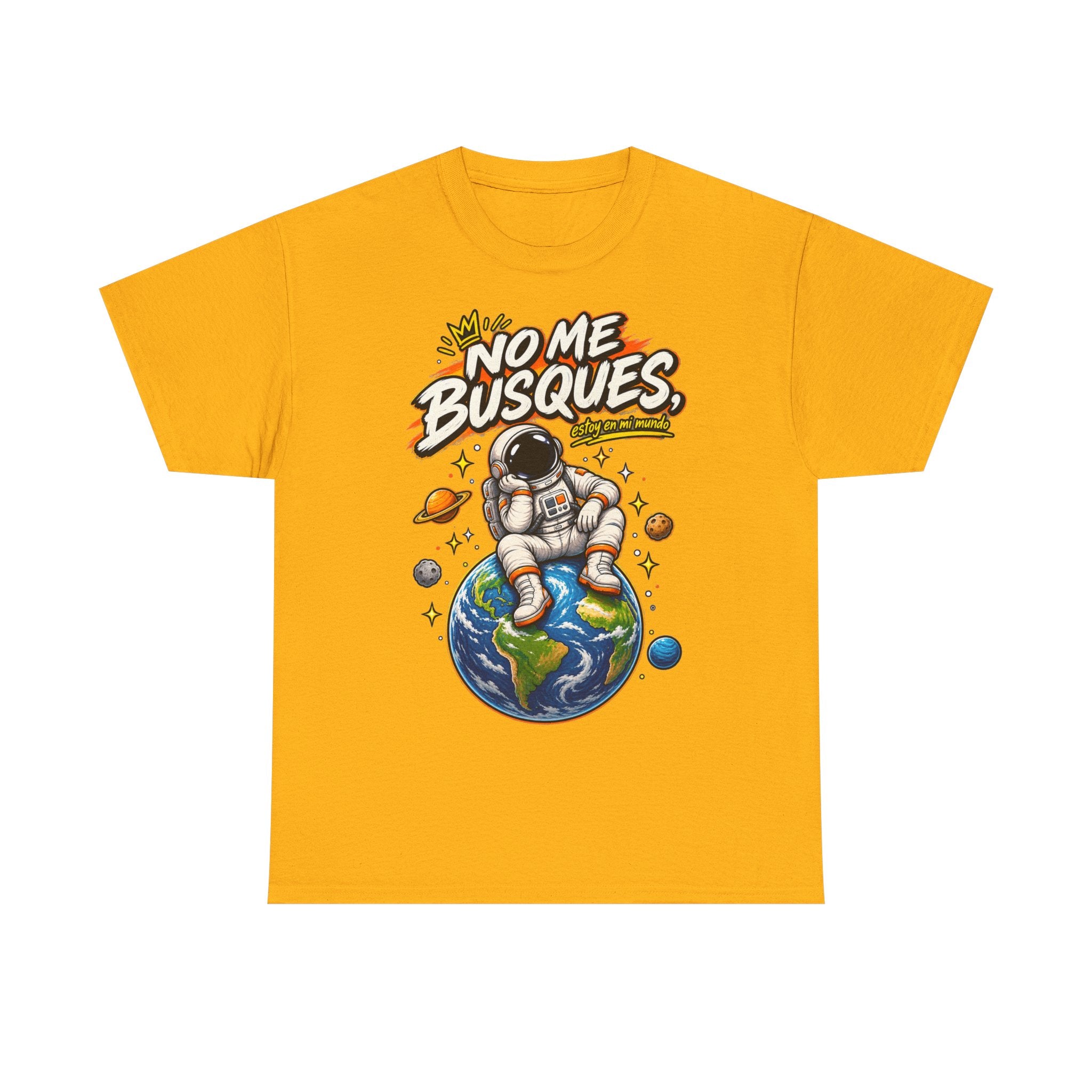 Camiseta "No me busques mundo" | Frase divertida