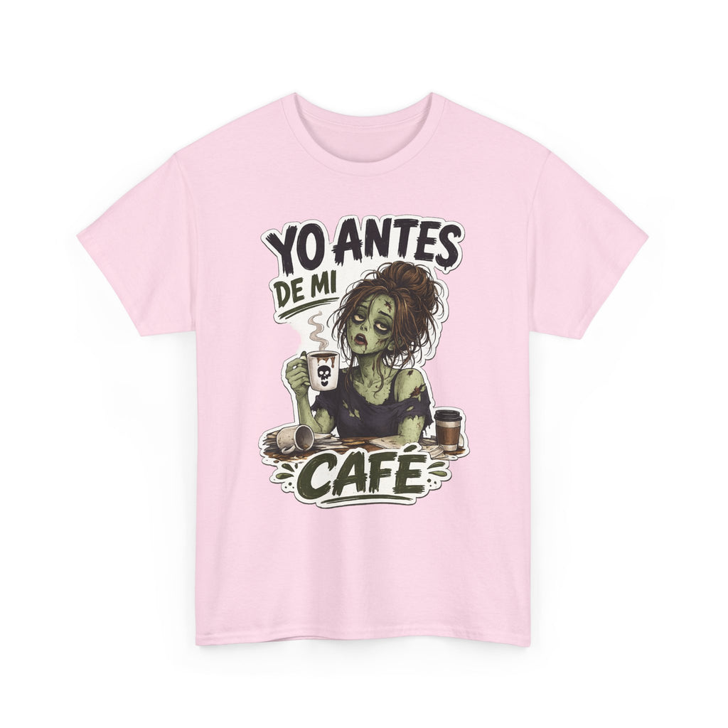 Camiseta "Antes de cafe chica" | Frase divertida
