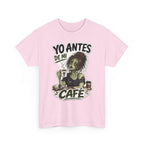 Camiseta "Antes de cafe chica" | Frase divertida