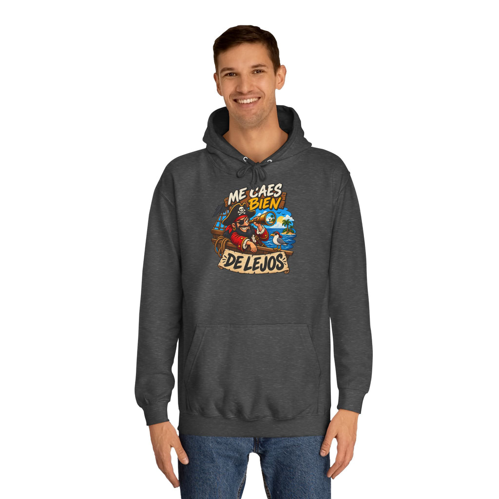 Sudadera "Caes bien de lejos" | Humor con actitud