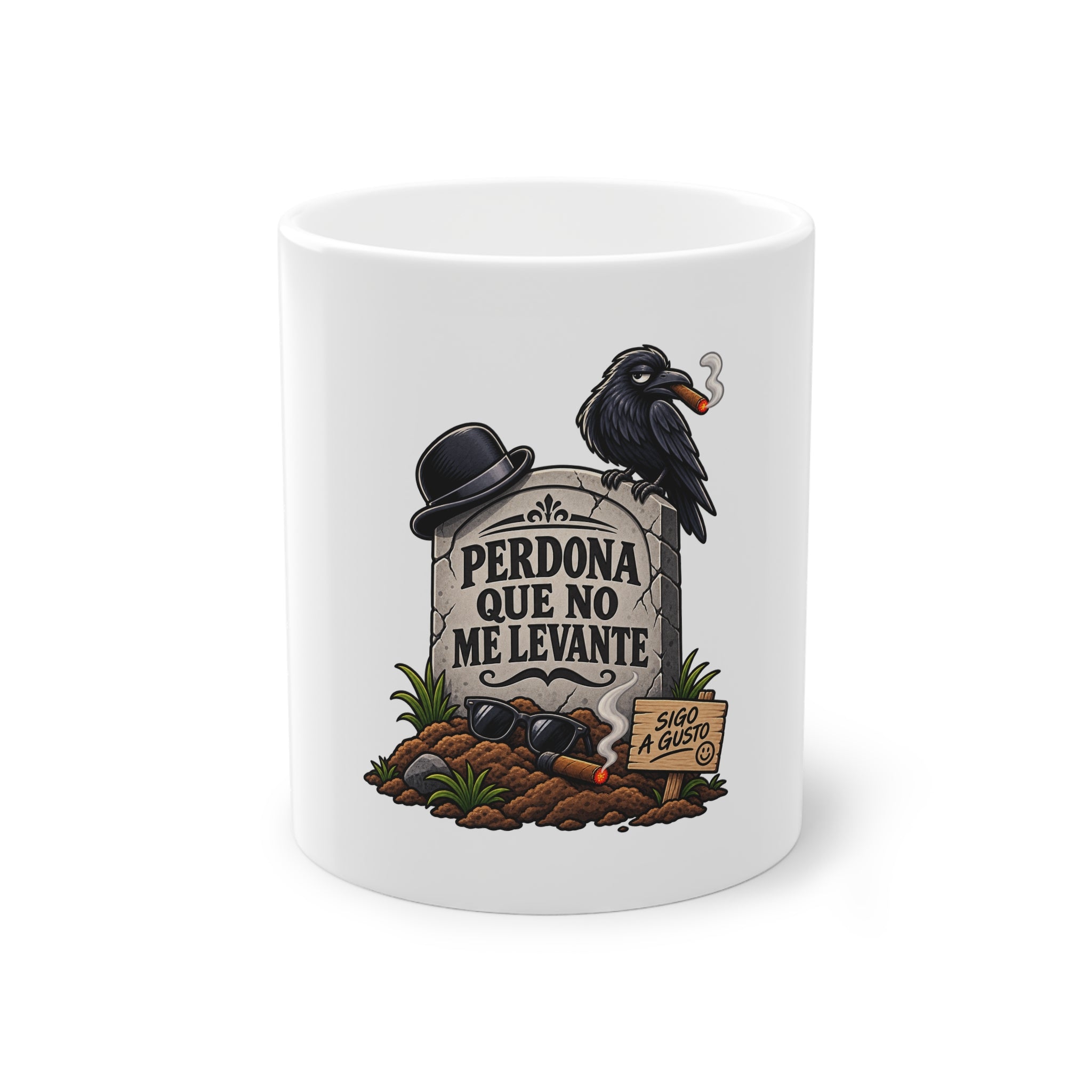 Taza "Perdona que no me levante" | Regalo divertido