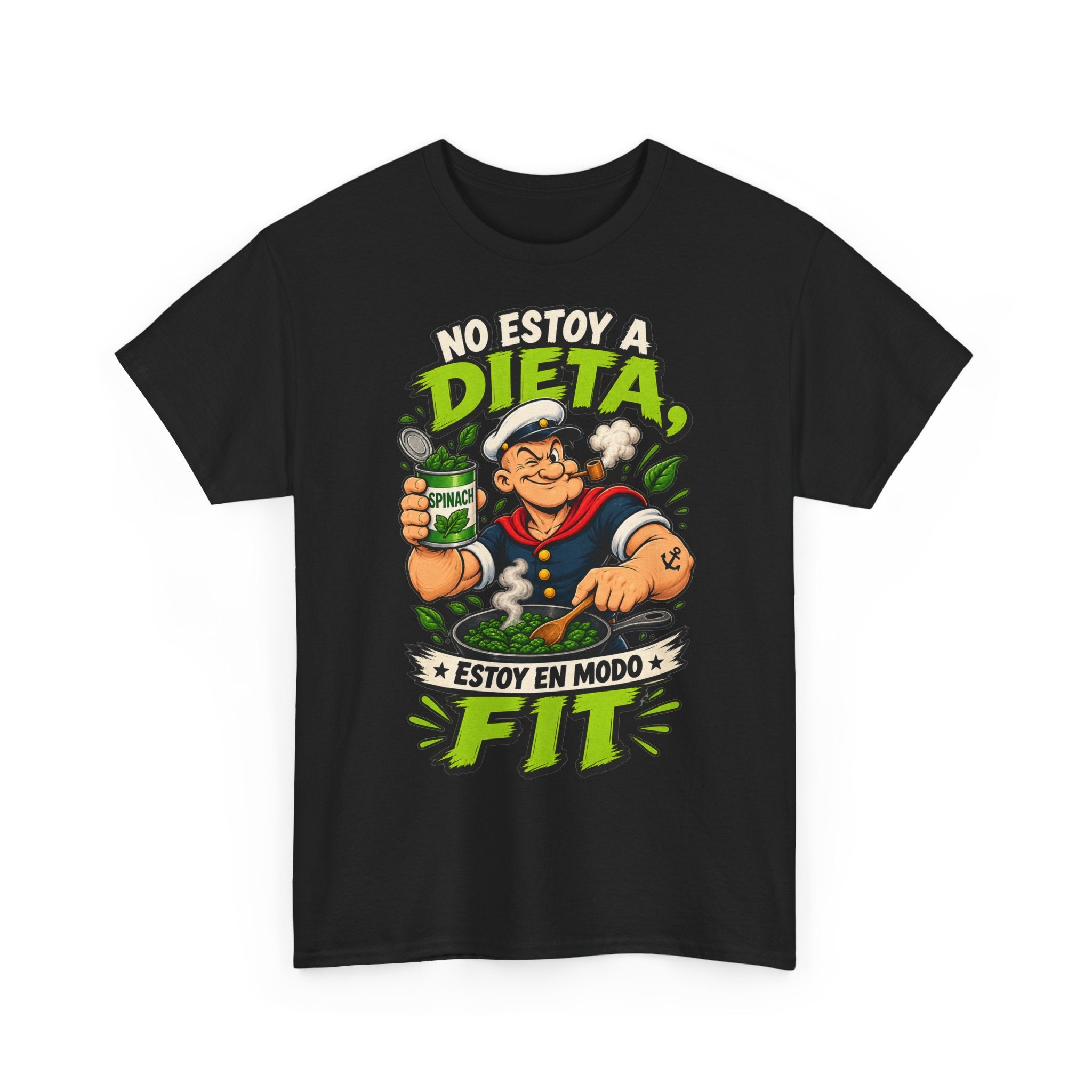 Camiseta "Dieta popeye fit" | Frase divertida
