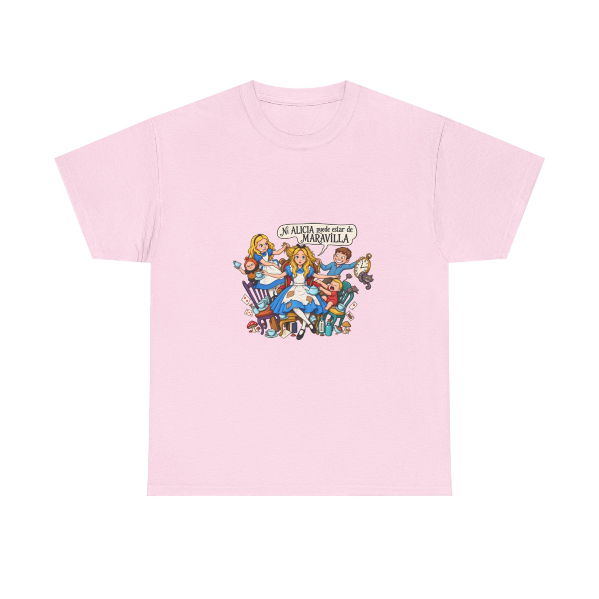 Camiseta "Alicia sin maravilla" | Frase divertida