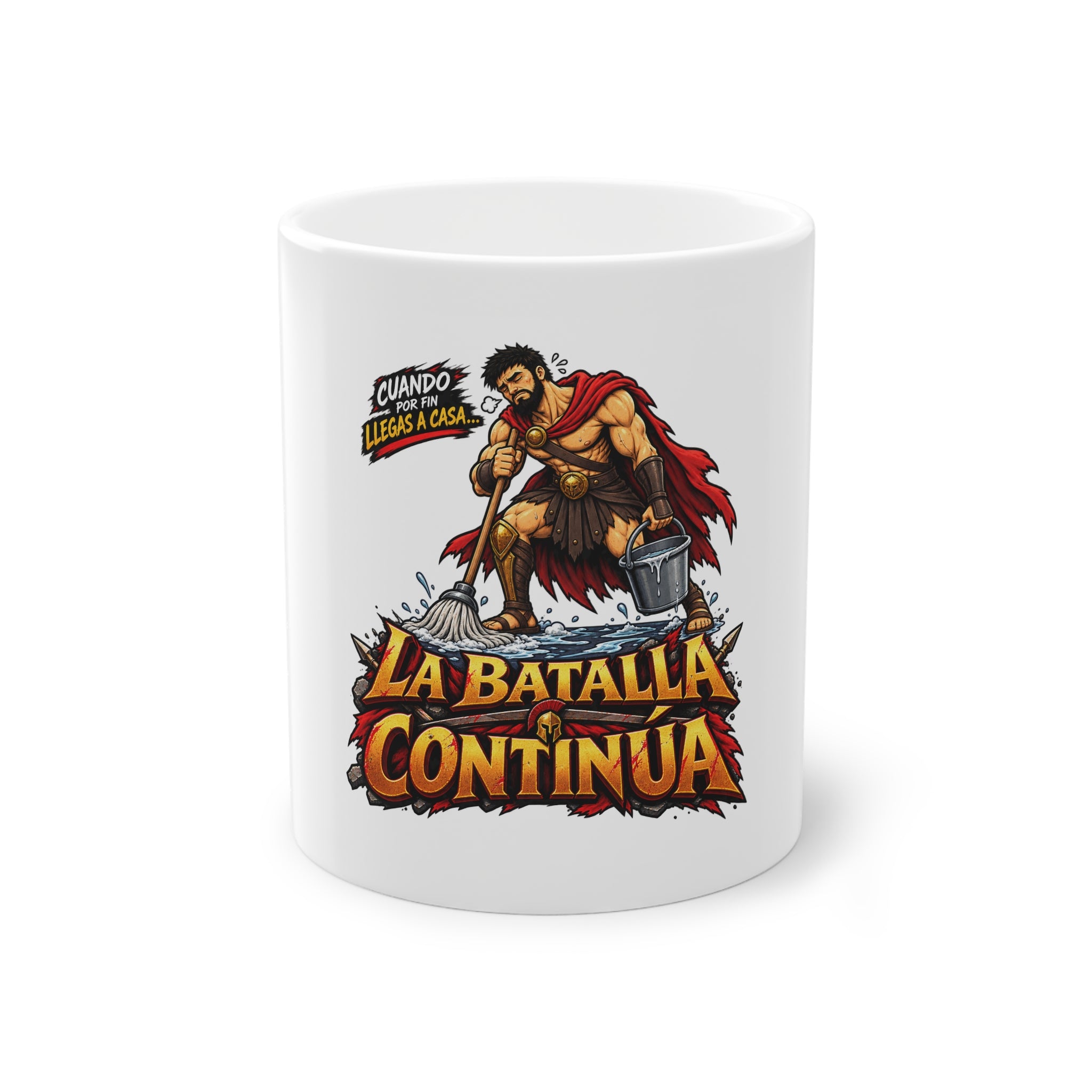 Taza "Batalla continua chico" | Regalo divertido