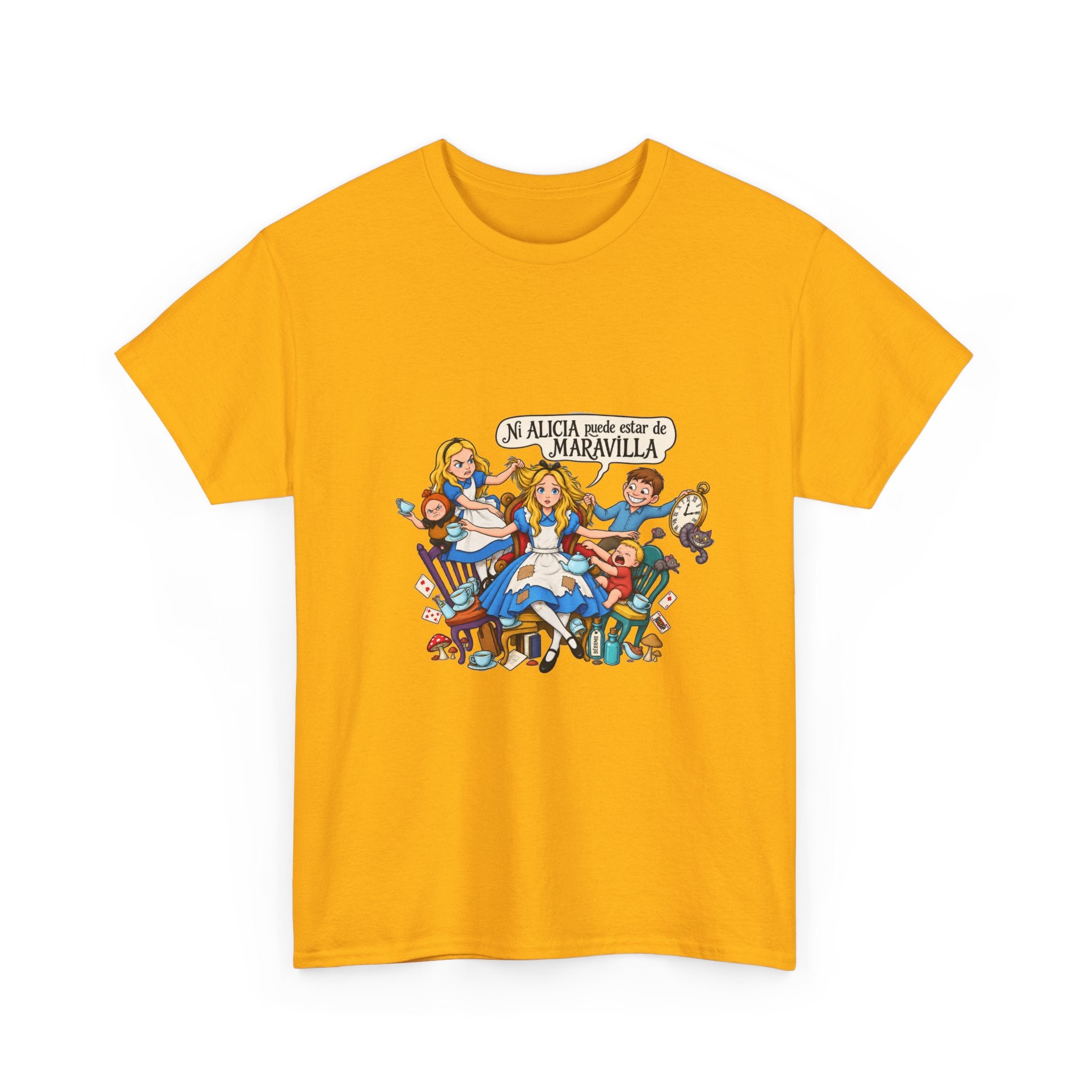 Camiseta "Alicia sin maravilla" | Frase divertida