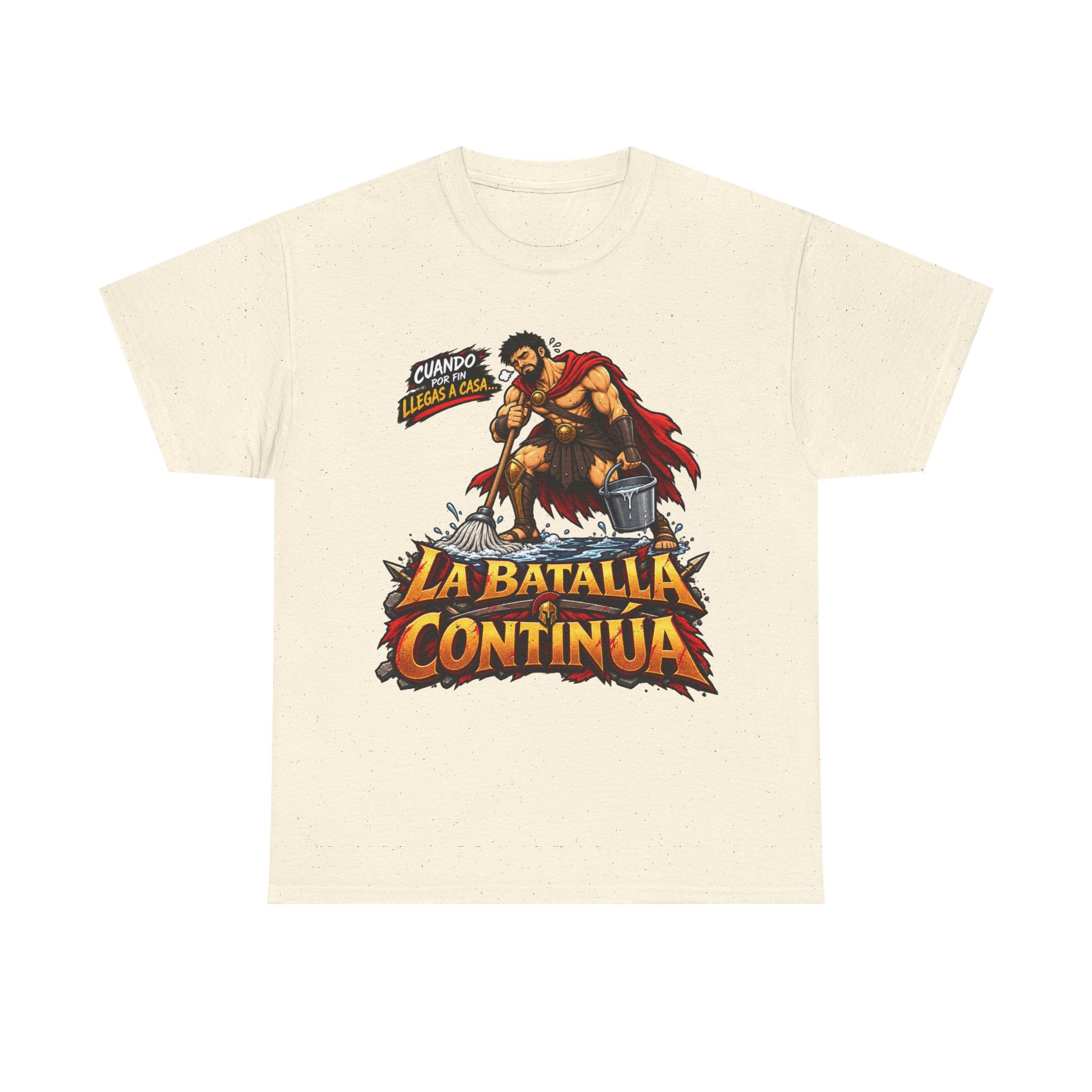 Camiseta "Batalla continua chico" | Frase divertida