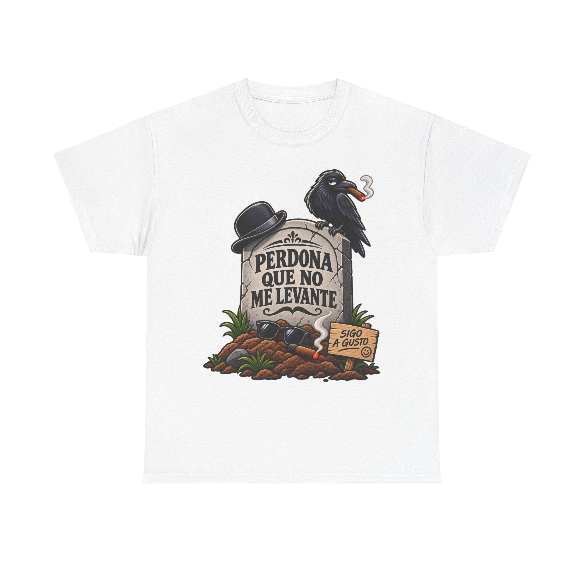 Camiseta "Perdona que no me levante" | Frase divertida