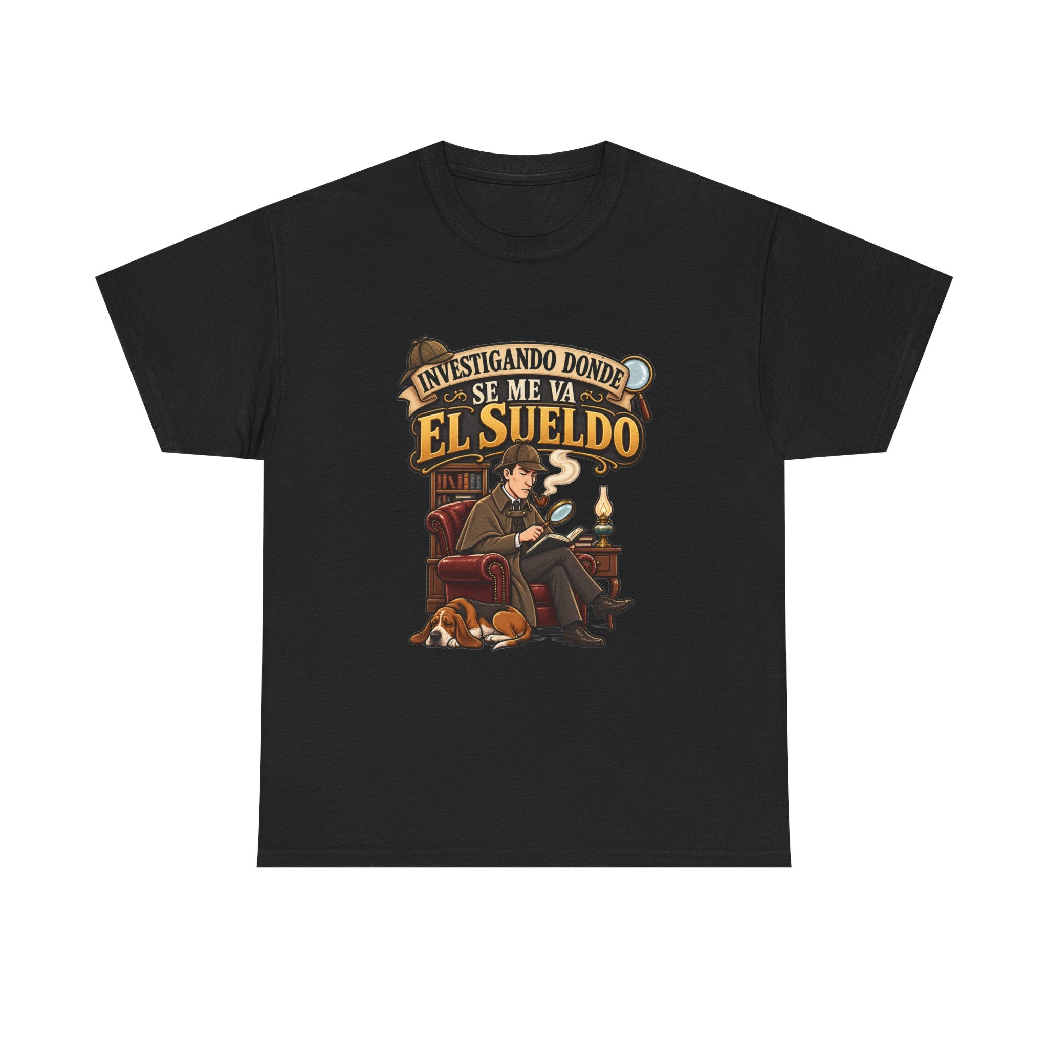 Camiseta "Sherlock sueldo" | Frase divertida